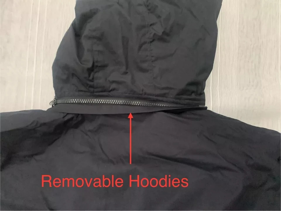 Men’s Size 2XL( 190-104A) Waterproof Outer and detachable matching Inner Winter