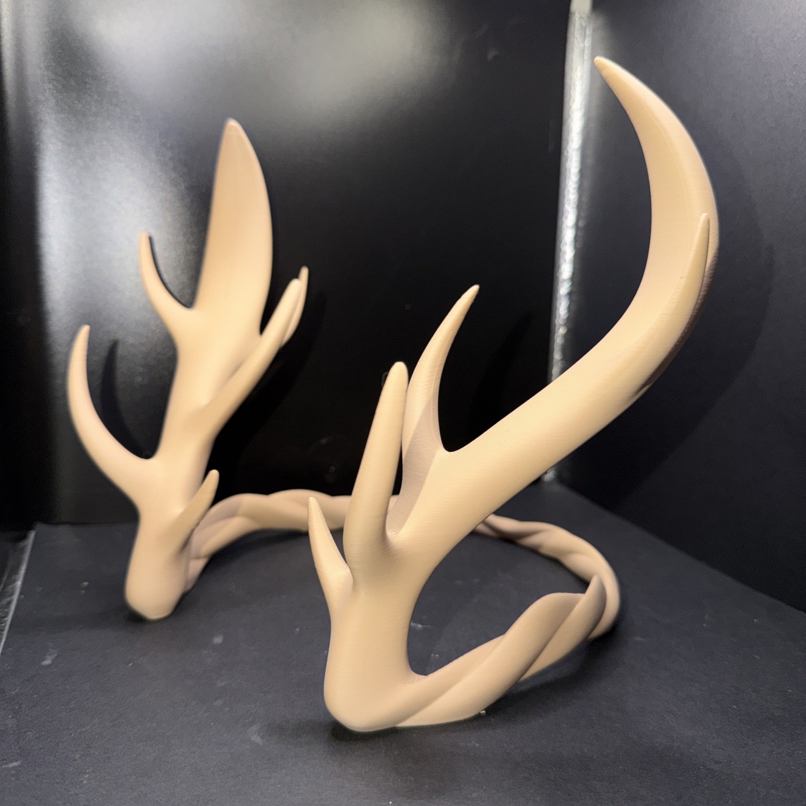 Deer Antler Headband Adjustable Horns Crown 3D Printed Renaissance Handmade