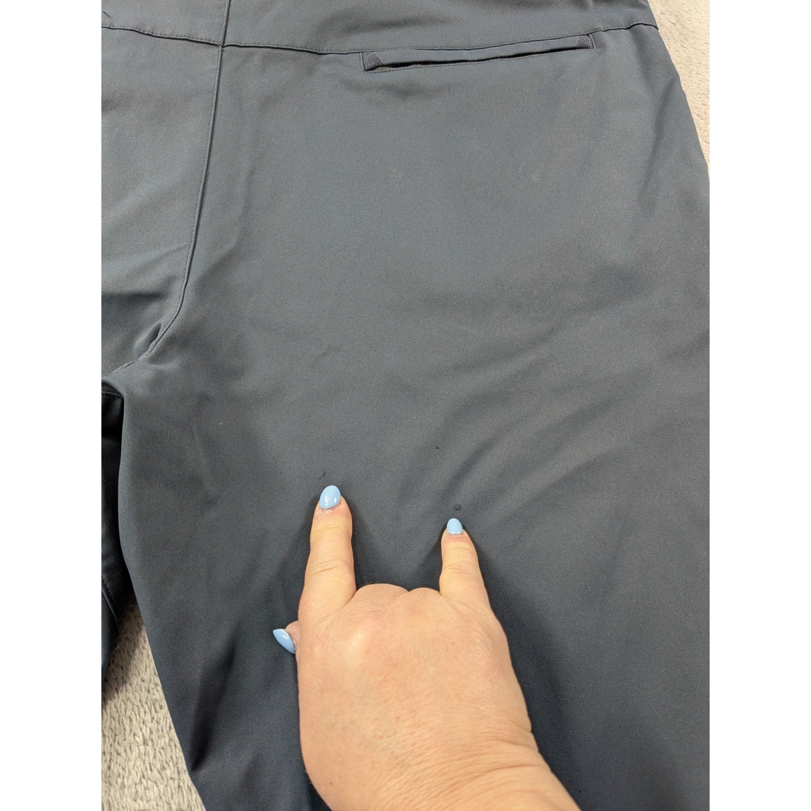 JACK ARCHER Deep Blue Polyester Chino Pants Men’s Size 38×30