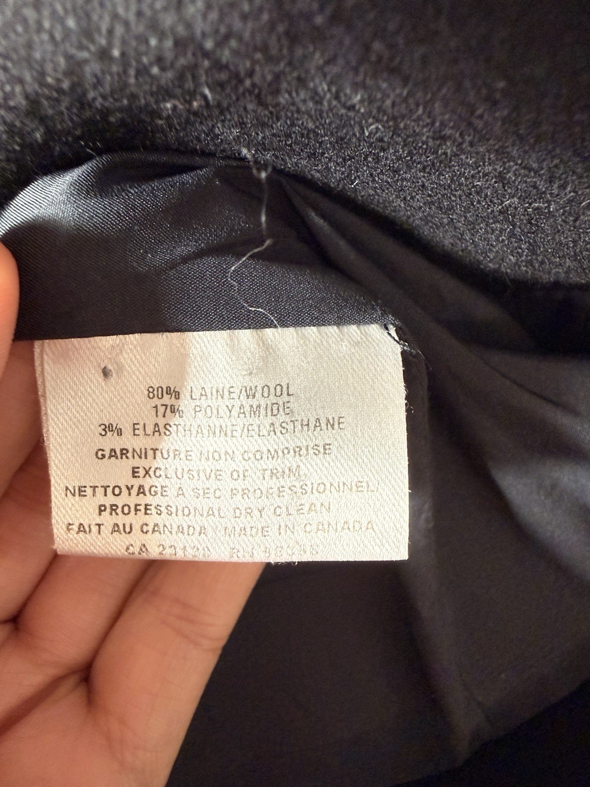 Judith & Charles Wool Tailored Black Single-Button Blazer size 10