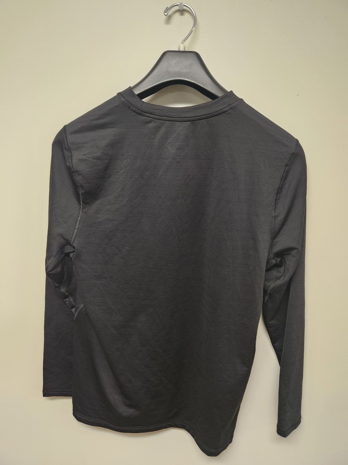 Men Dri-Power 360 Large Long Sleeve Black Shirt Russell Built-In Odor Protection