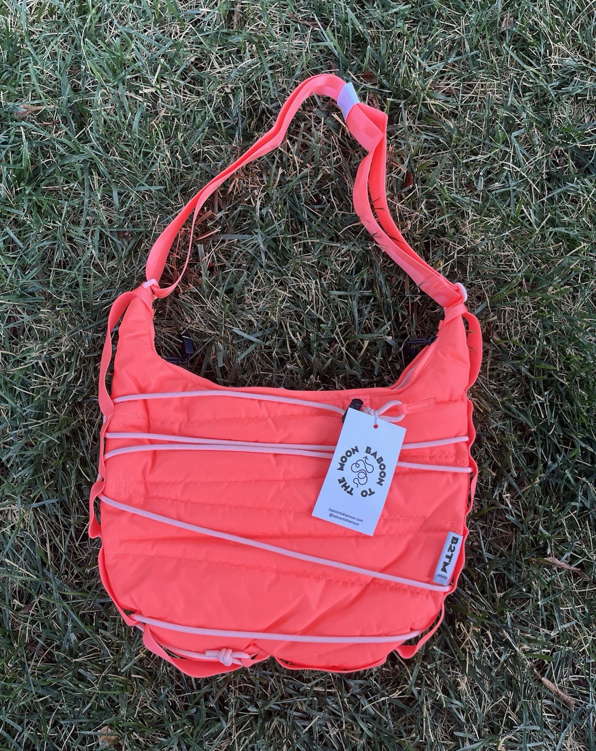 NWT Baboon to the Moon B2TM Moonbag in Neon Punch