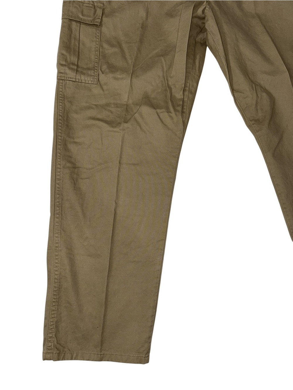 NEW NWT Wrangler Cargo Pants Beige Tan 100% Cotton size 44 x 32 Loose Fit