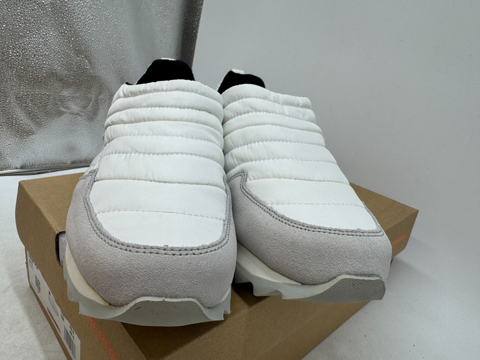 Merrell Alpine Moc Strap Polar Comfort Shoes Womens White Blanc Casual – 9.5