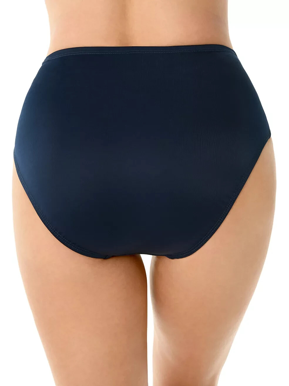 Miraclesuit High-Waist Tummy Control Bikini Bottoms in Midnight L67639 Size 12