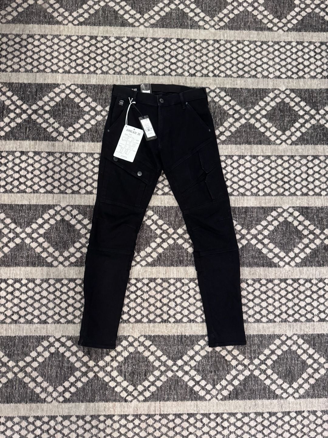 G-Star RAW Airblaze 3D Skinny Jeans in Pitch Black