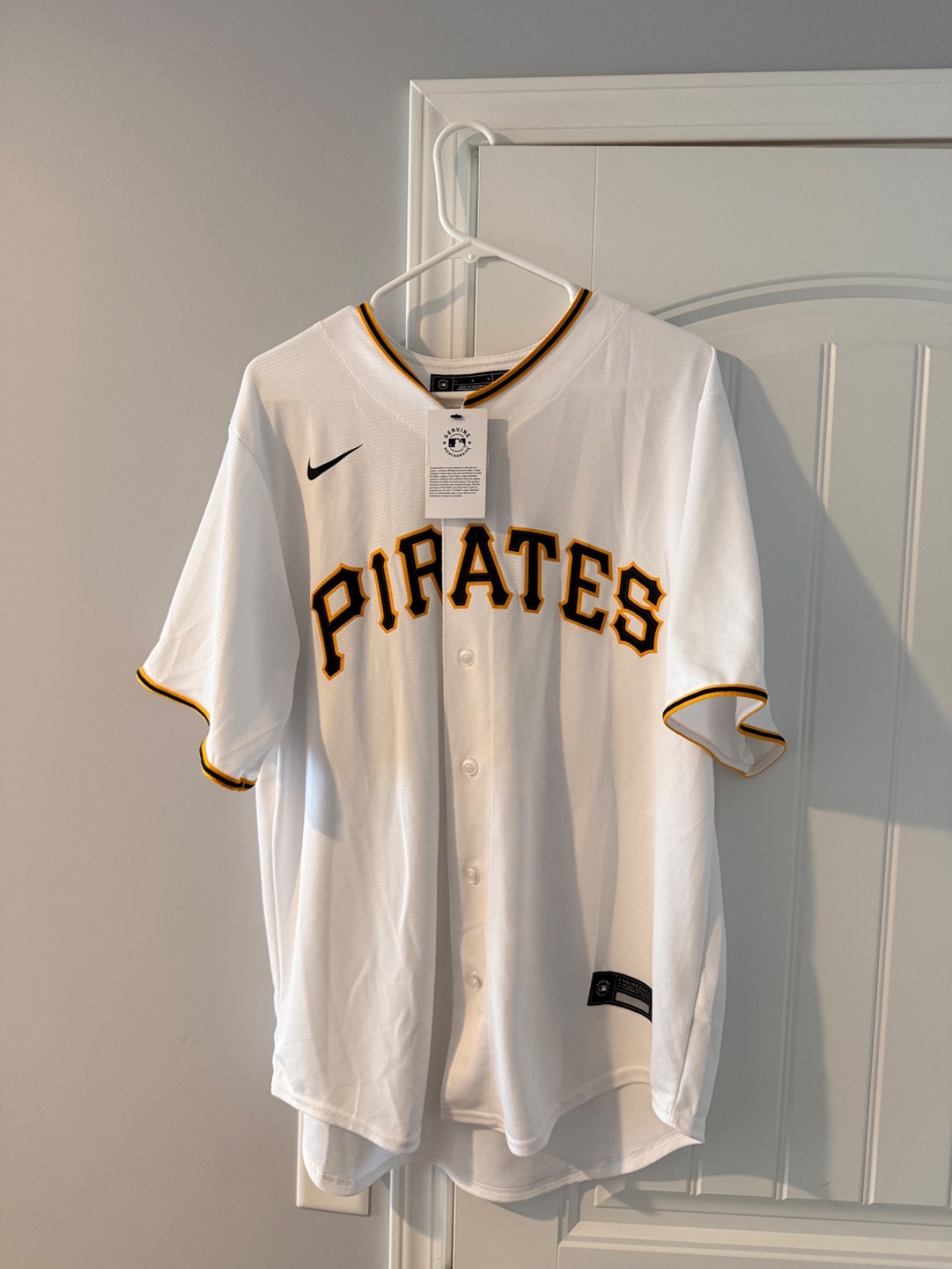 Ke’Bryan Hayes #13 Pittsburgh Pirates Nike Jersey Authentic Men’s L MLB