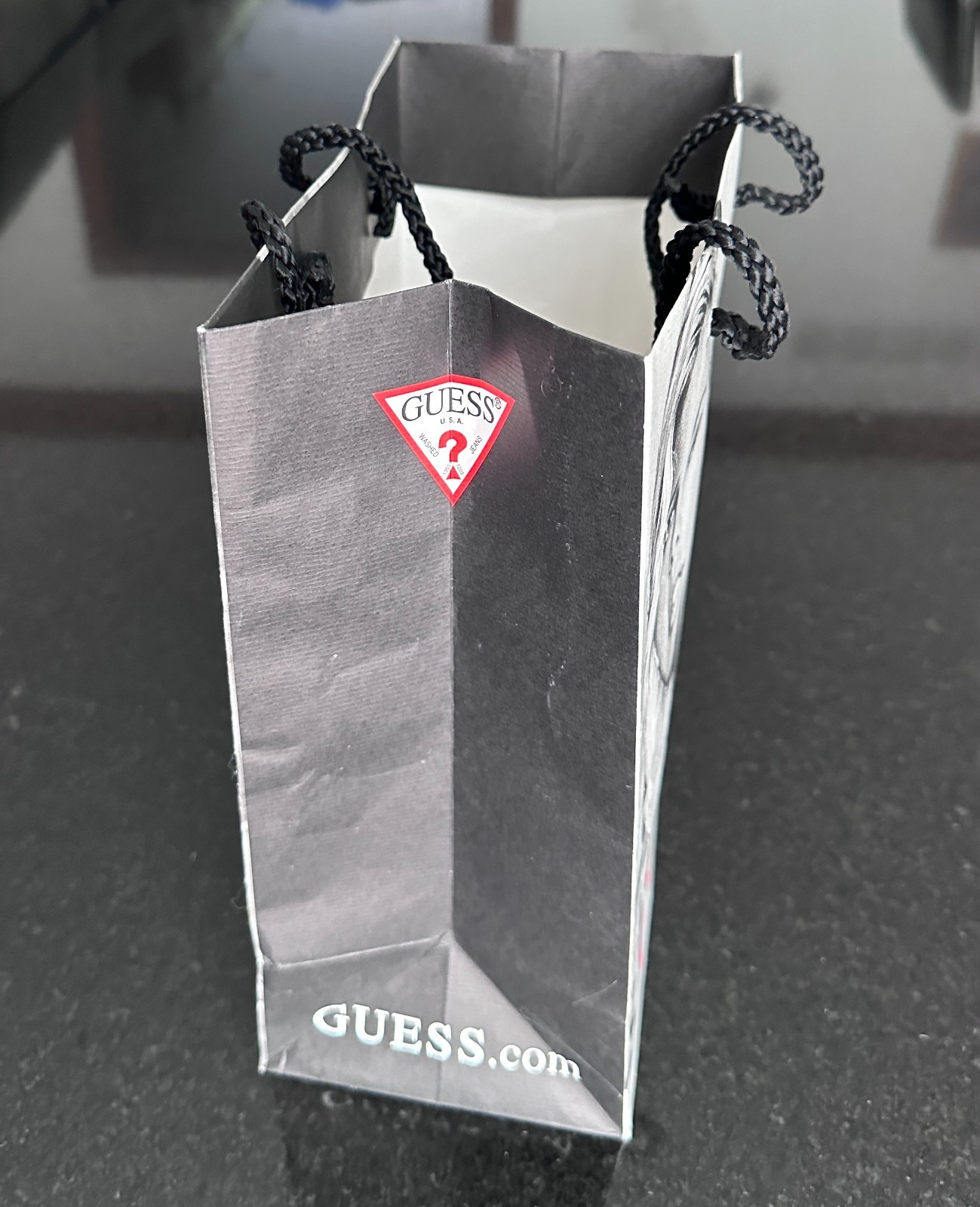 Anna Nicole Smith 1992 Guess paper bag limited addition 10.5 x 8.5 x 4.5 inches