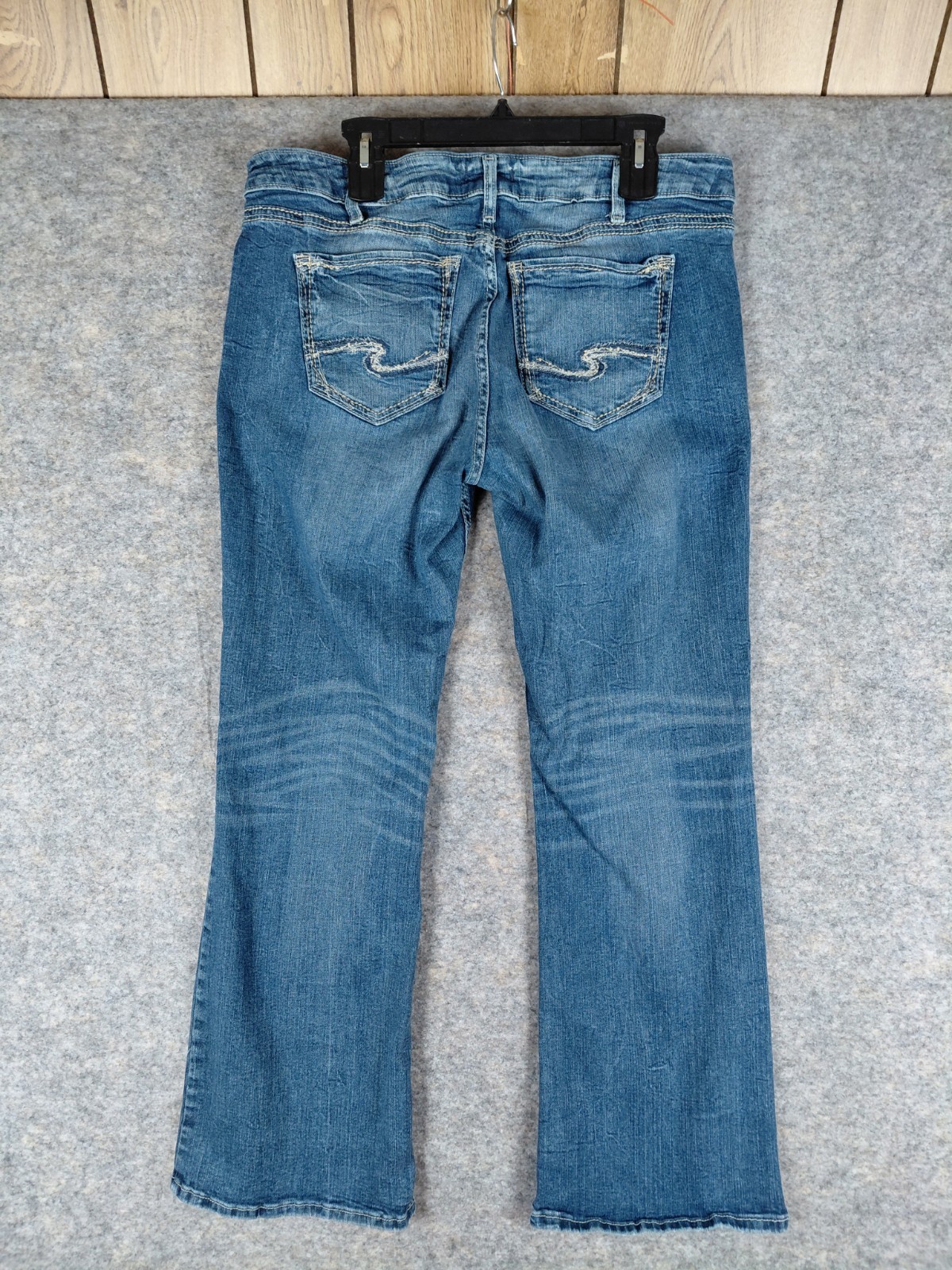 Silver Jeans Suki Bootcut Womens 36/31 Blue SMALL FLAW 37.5×28.5 Midrise