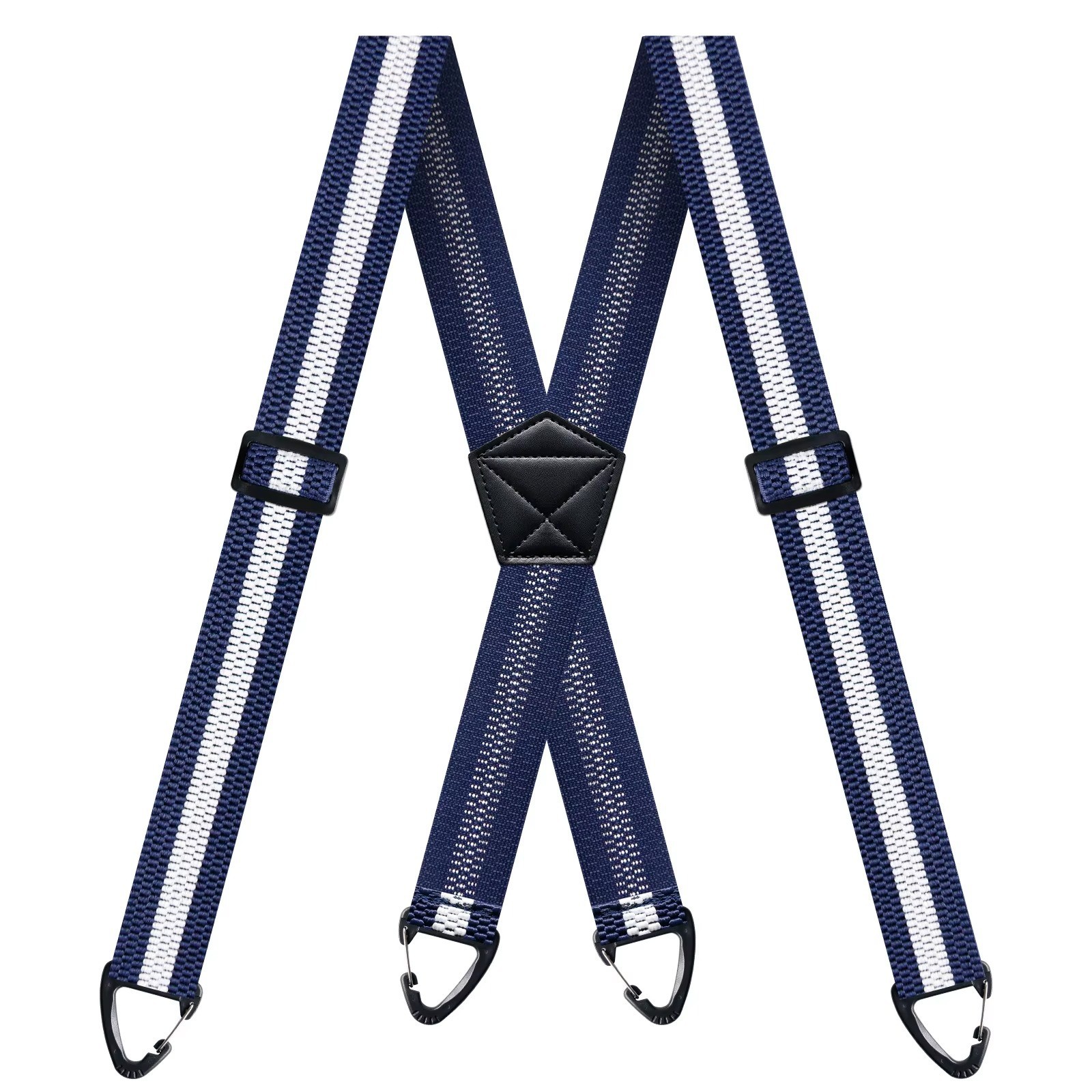 Suspenders for Men Heavy Duty, X Shape Back Hidden Suspender 1.5″ Under Clothing
