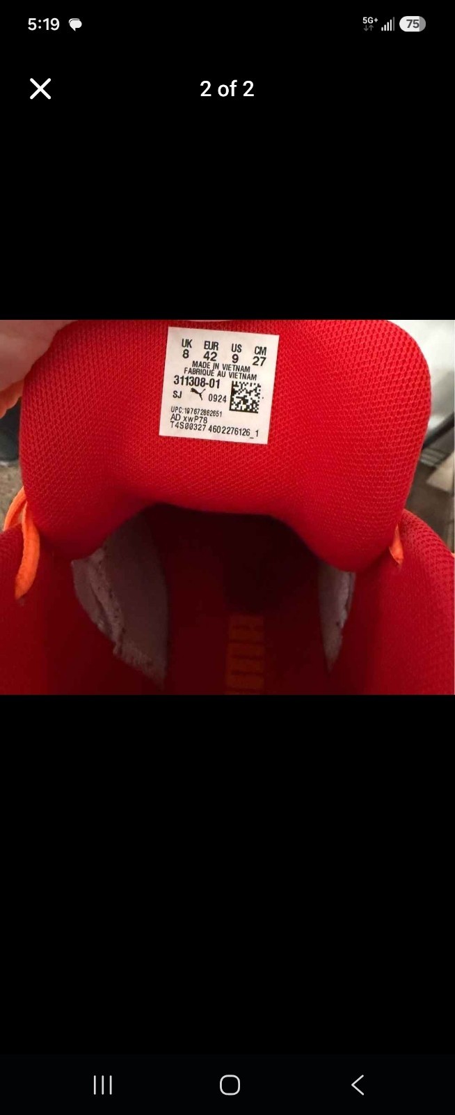 melo puma size 9