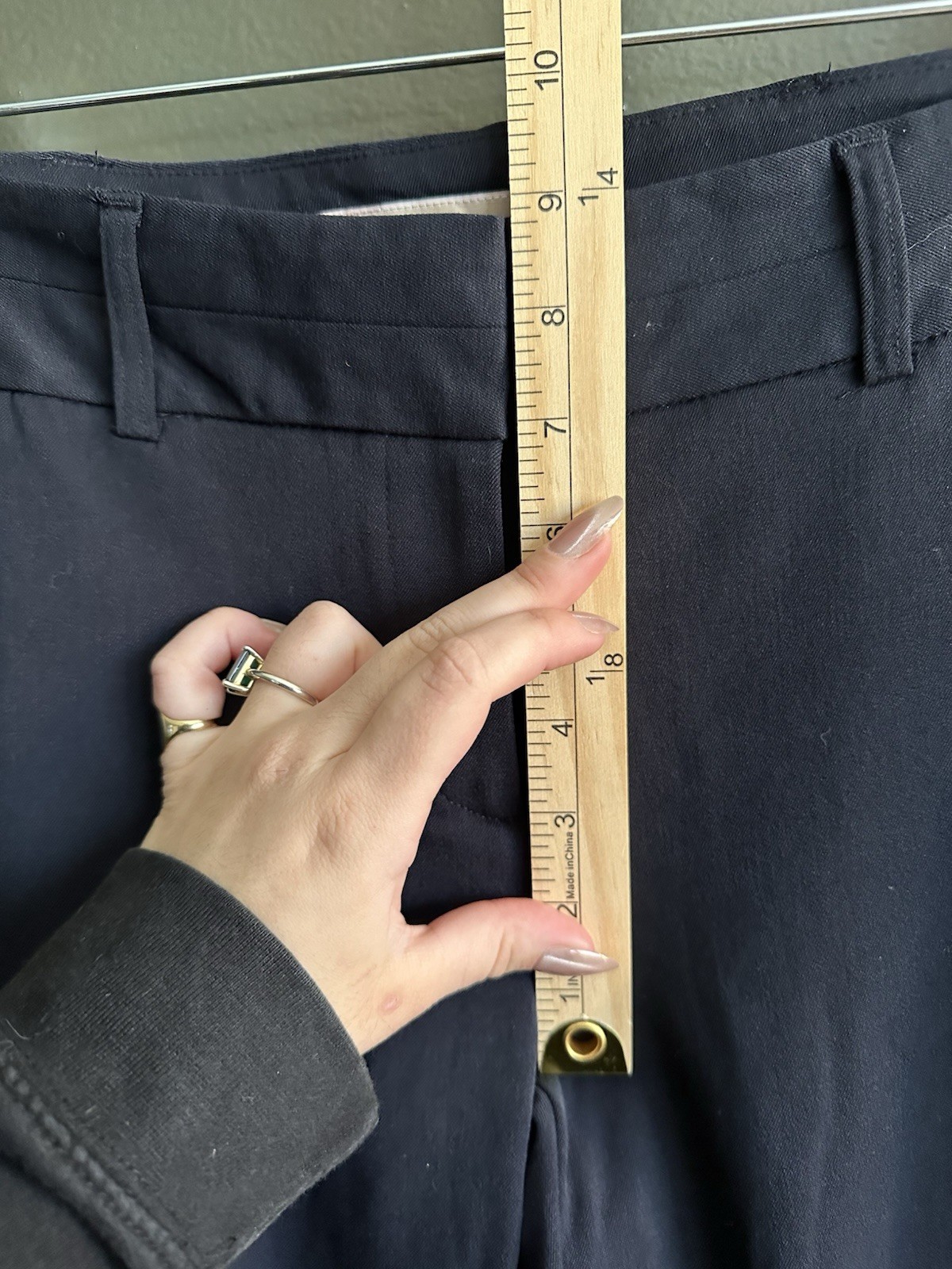 Michael Kors Women Dress Pants Size 4 Navy Easy Care Professional Work Office