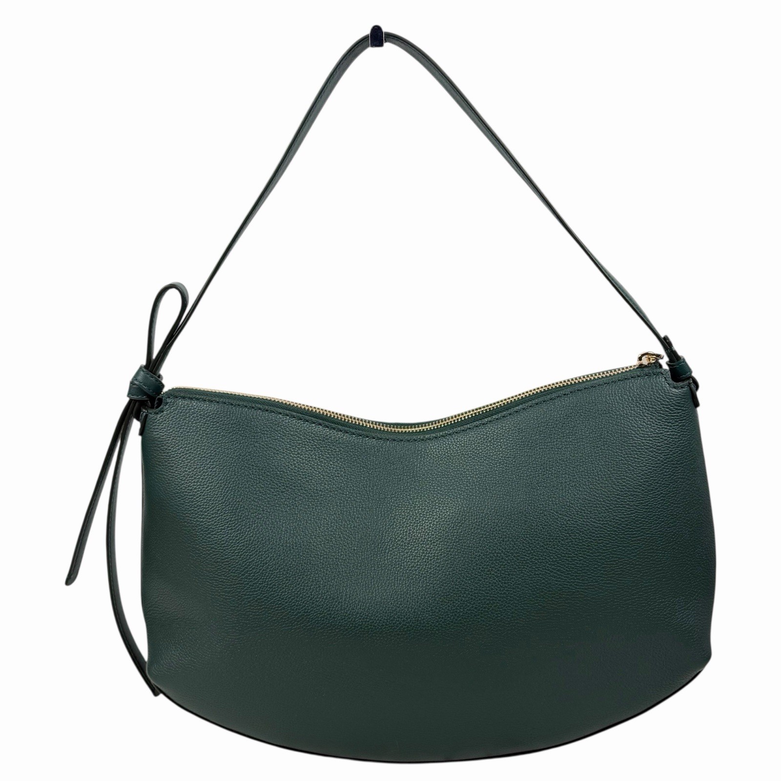 Kate Spade Loop Large Shoulder Bag Pebble Leather Midnight Green Women