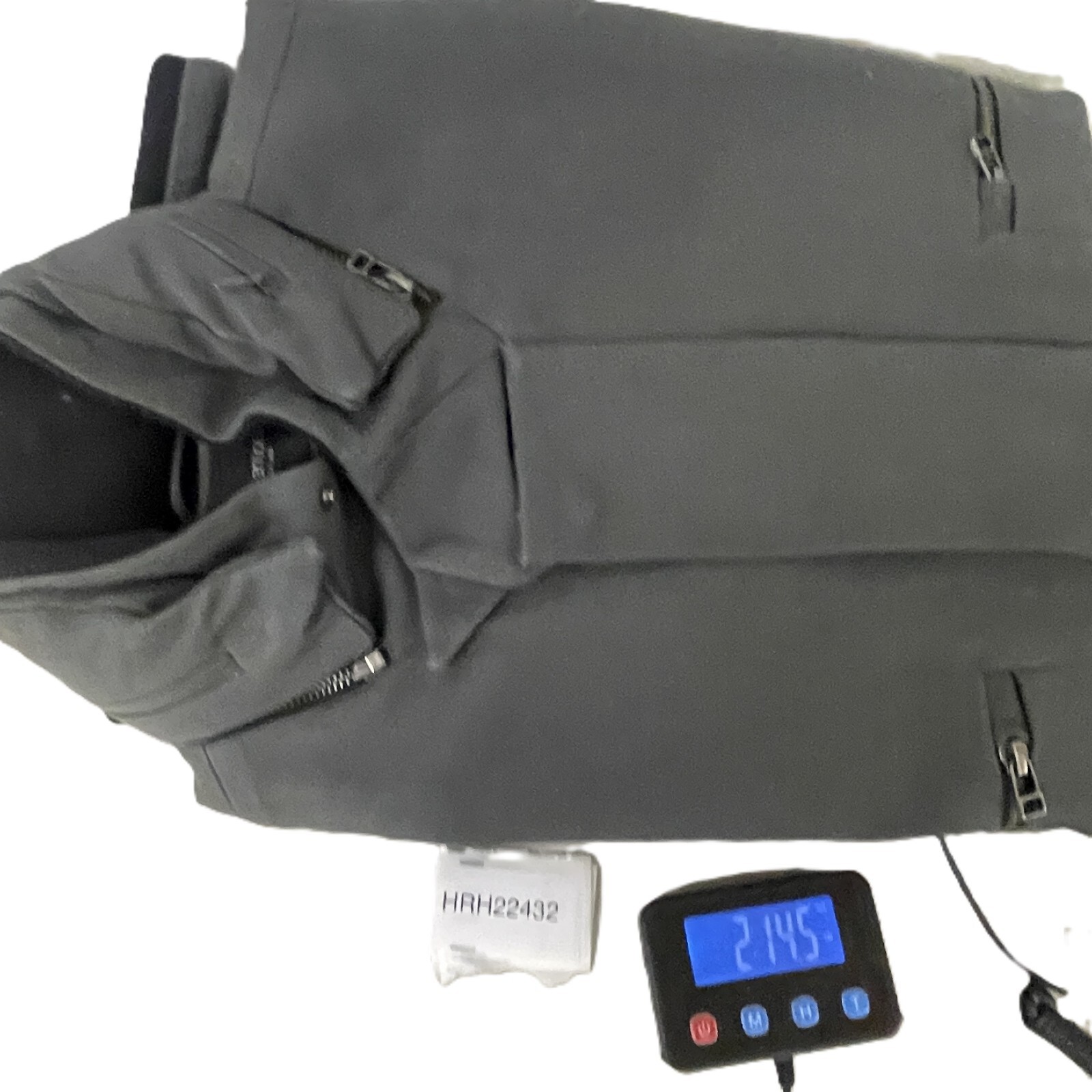 Fremont Snap Zip Front Jacket Mens Size XL Gray Zippered Pockets Long Sleeve