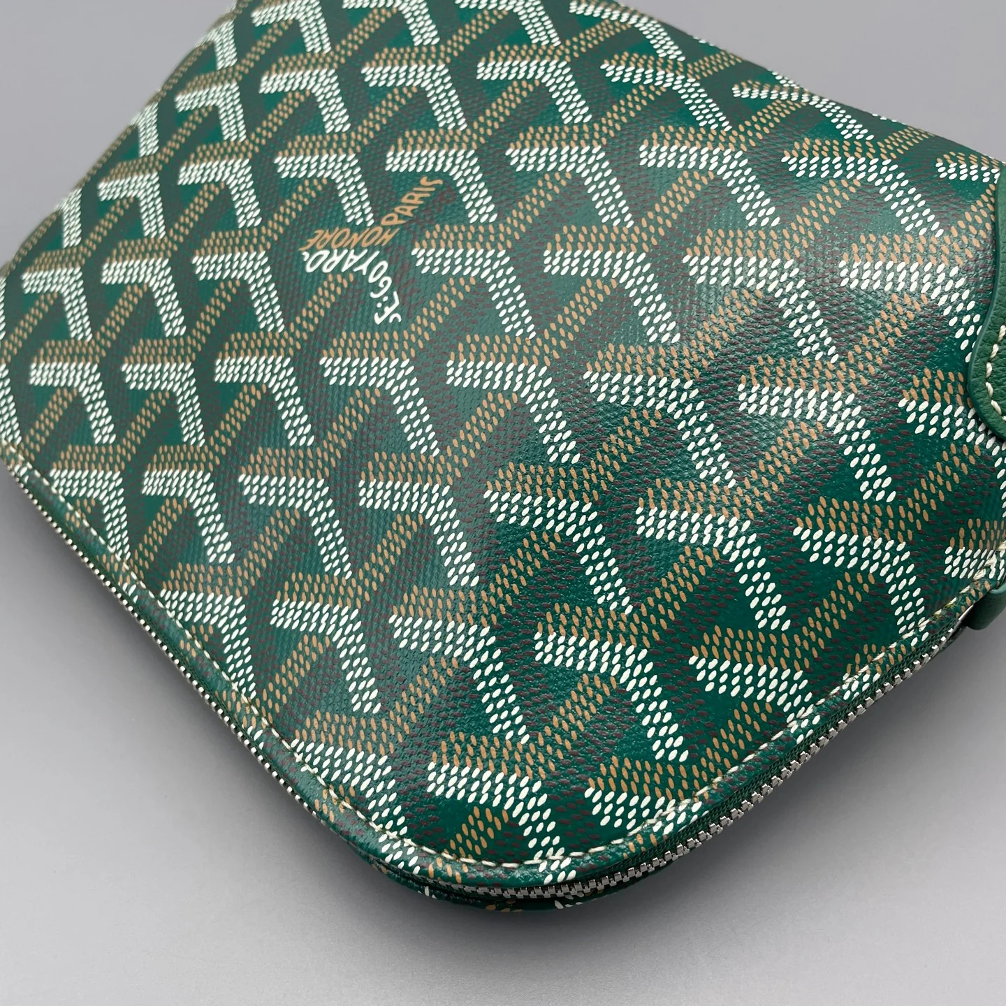 Goyard Dome Green White Yellow Goyardine (ym051426c8r)