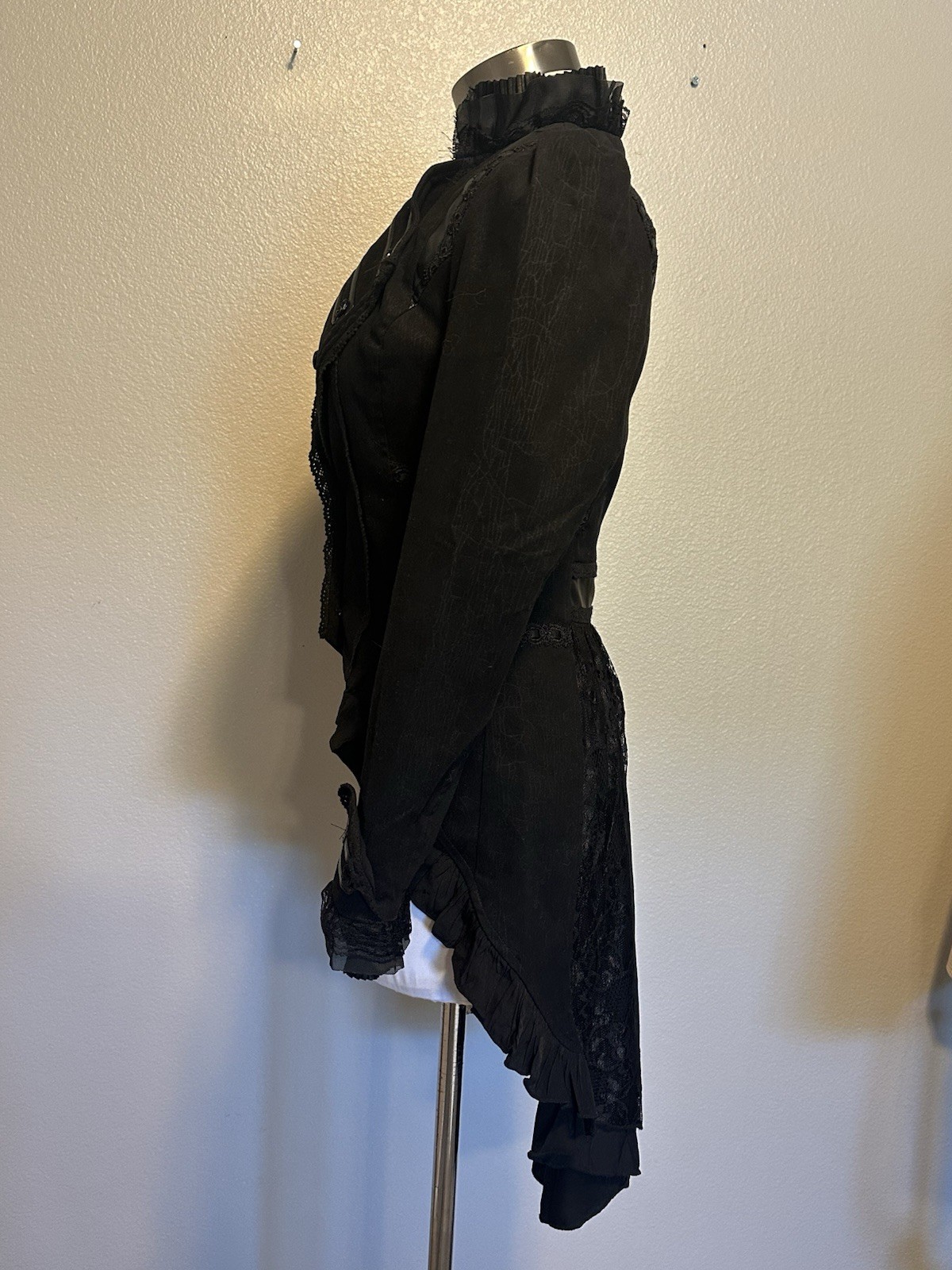 RQ-BL Red Queen’s Black Legion Steampunk Gothic Tailcoat Military Jacket sz.S