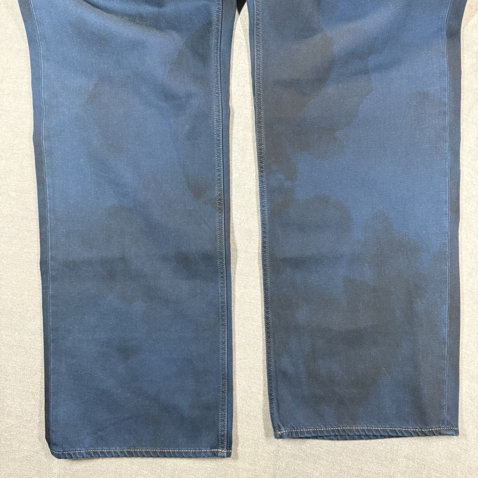 UNIQUE G Star Raw Type 96 Loose Baggy Jeans Men 36×32 Blue Dip Dyed Skater Punk
