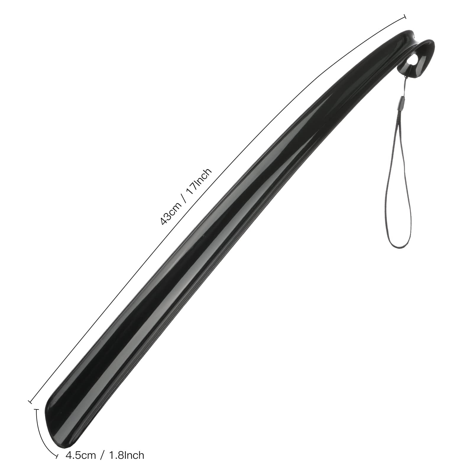 Shoe Horn 17″/43cm Long – 2 Pack – Shoe Horn Long Handle For Seniors – Super …