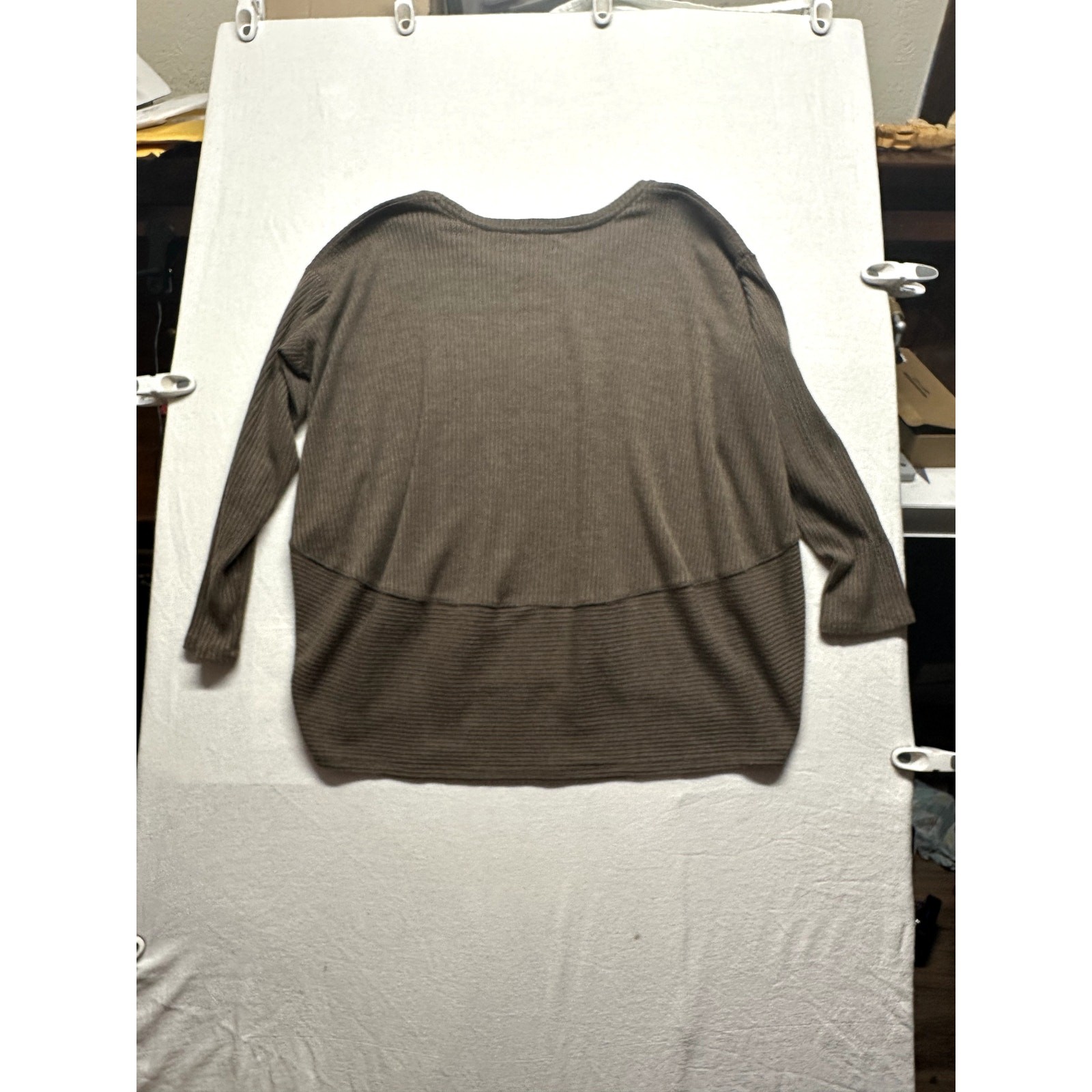 Altar’d State Olive Green Oversized Knit Pullover Top Small Boho Slouchy