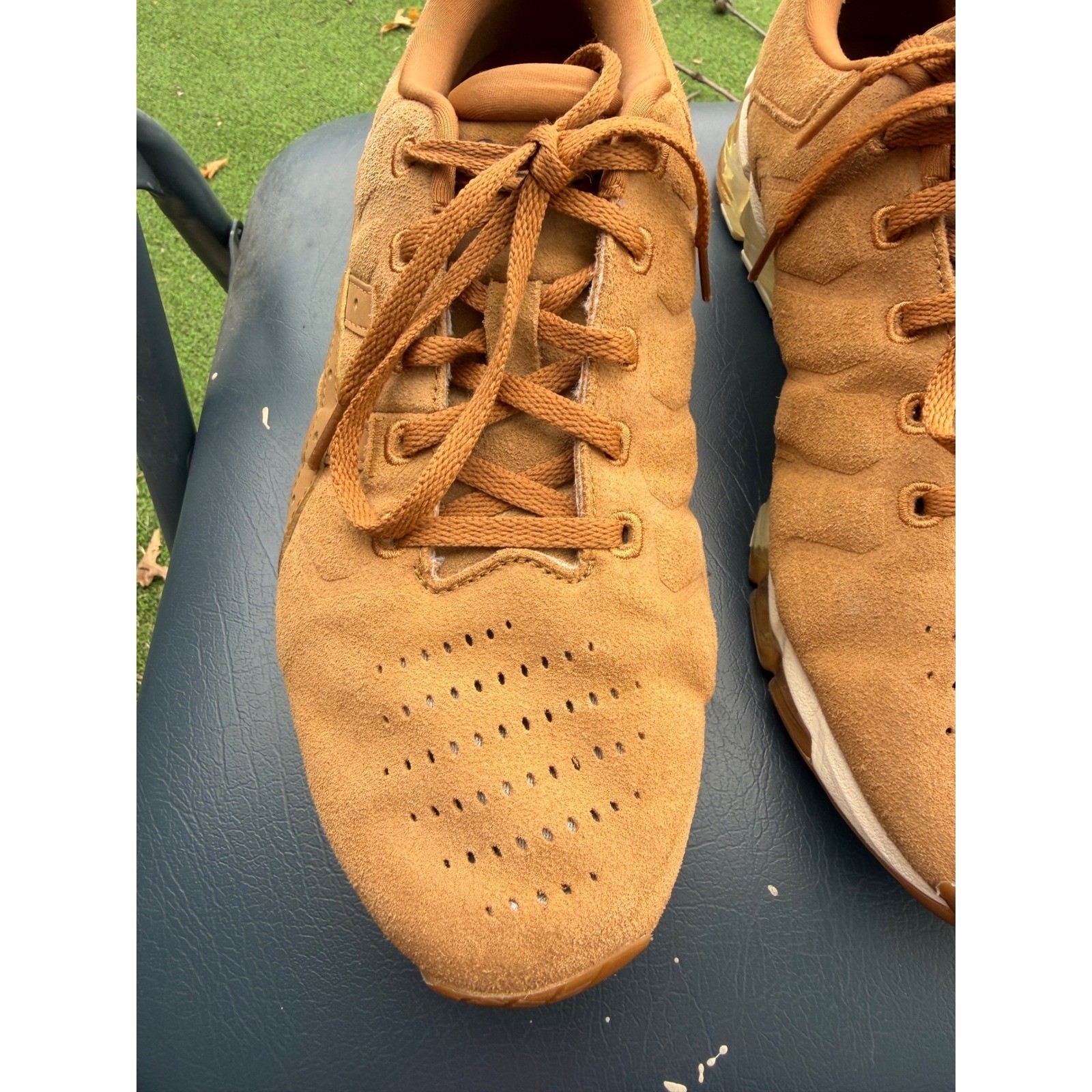 ASICS Gel-Quantum 360 4 Mens Tan Suede Low Top Sneakers 1021A414 Size 10