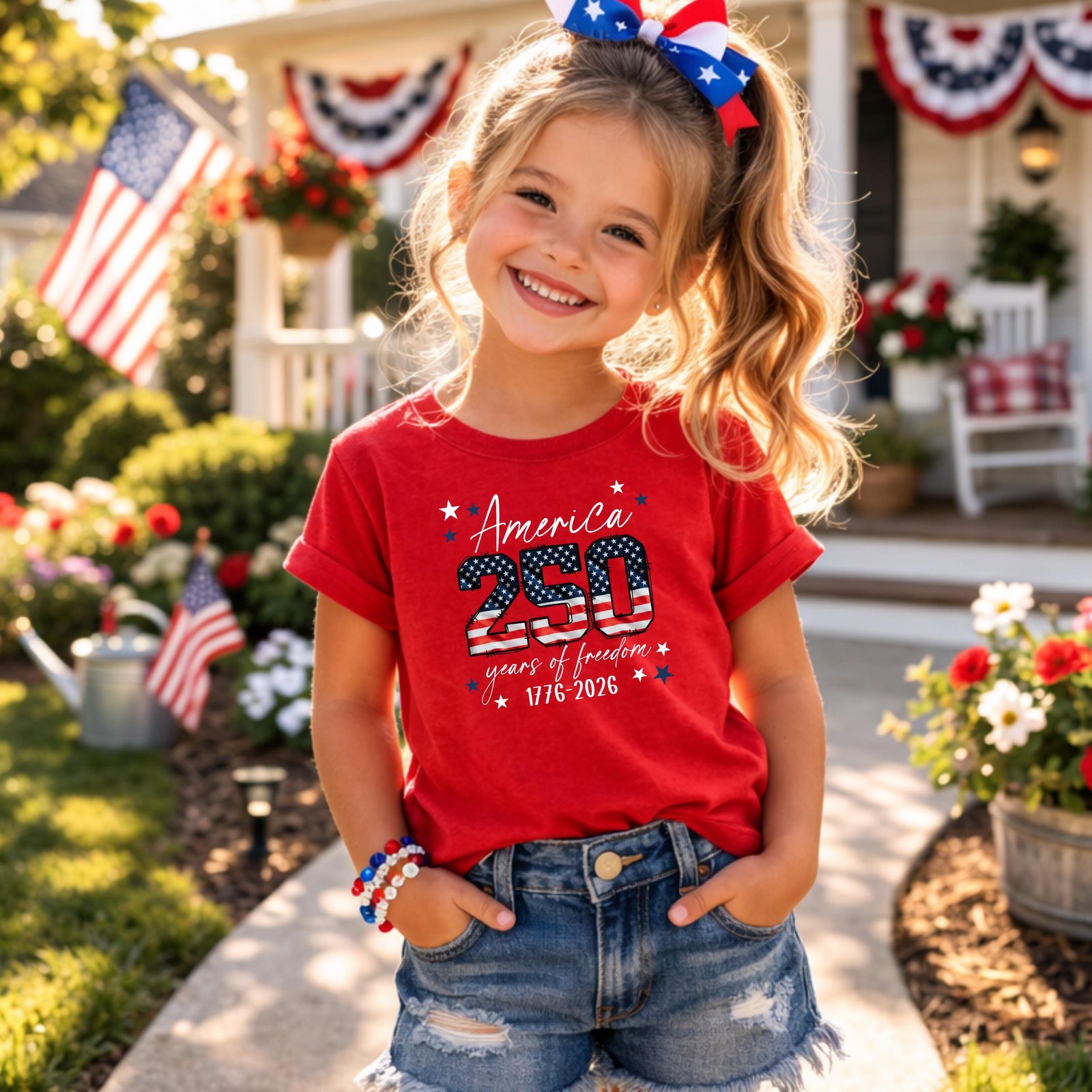 USA 250th Anniversary Shirt 1776-2026 4th of July Independence Day Tee