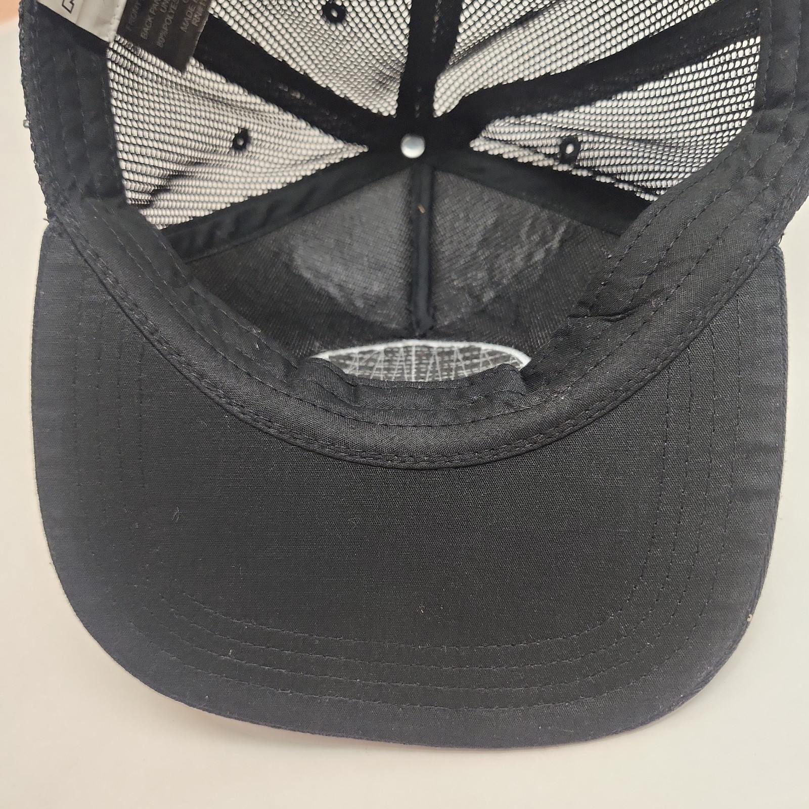 Mariokart Trucker Hat Gray & Black Nintendo One Size Adult Snap Back Cap Retro