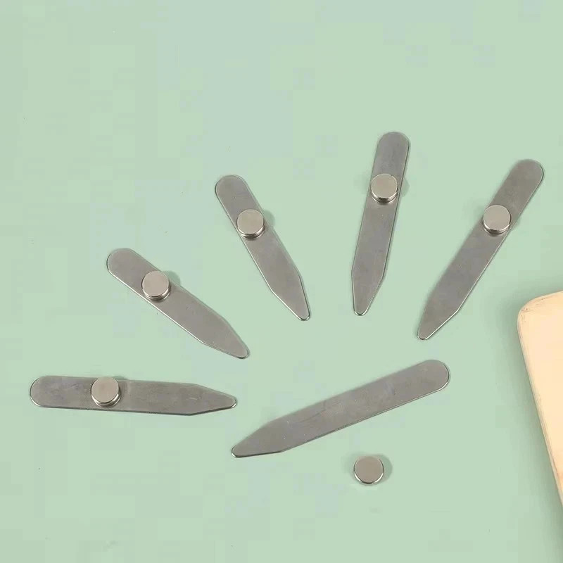 3 Size Metal Collar Stays Set Stainless Steel Shirt Collar Stiffeners Support
