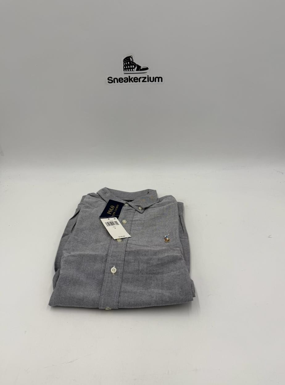 Polo Ralph Lauren The Iconic Oxford Shirt Grey Brand New All Sizes