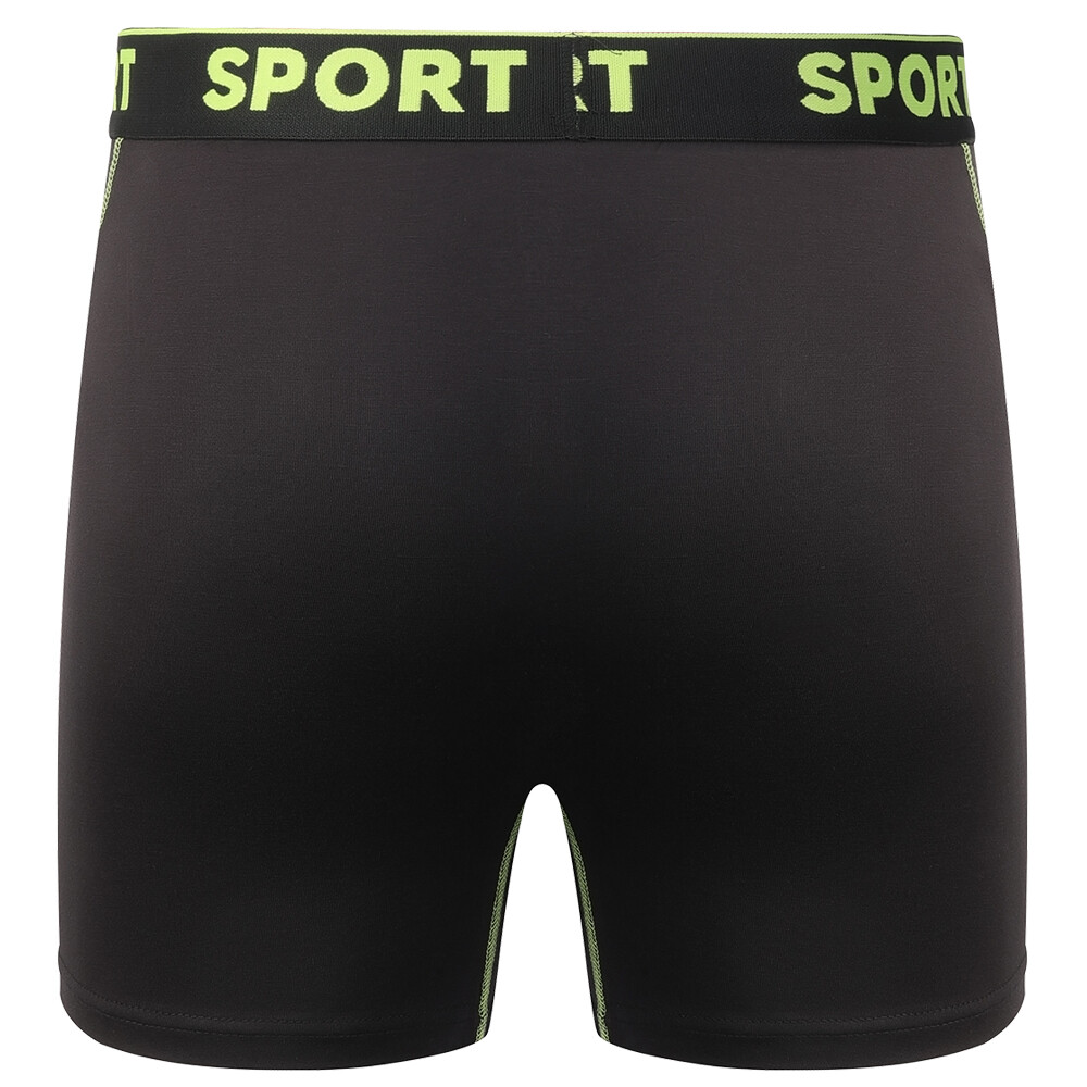 4 Pack Mens Bamboo Underwear Soft Boxer Briefs Anti Chafing Trunks Waistband Fly