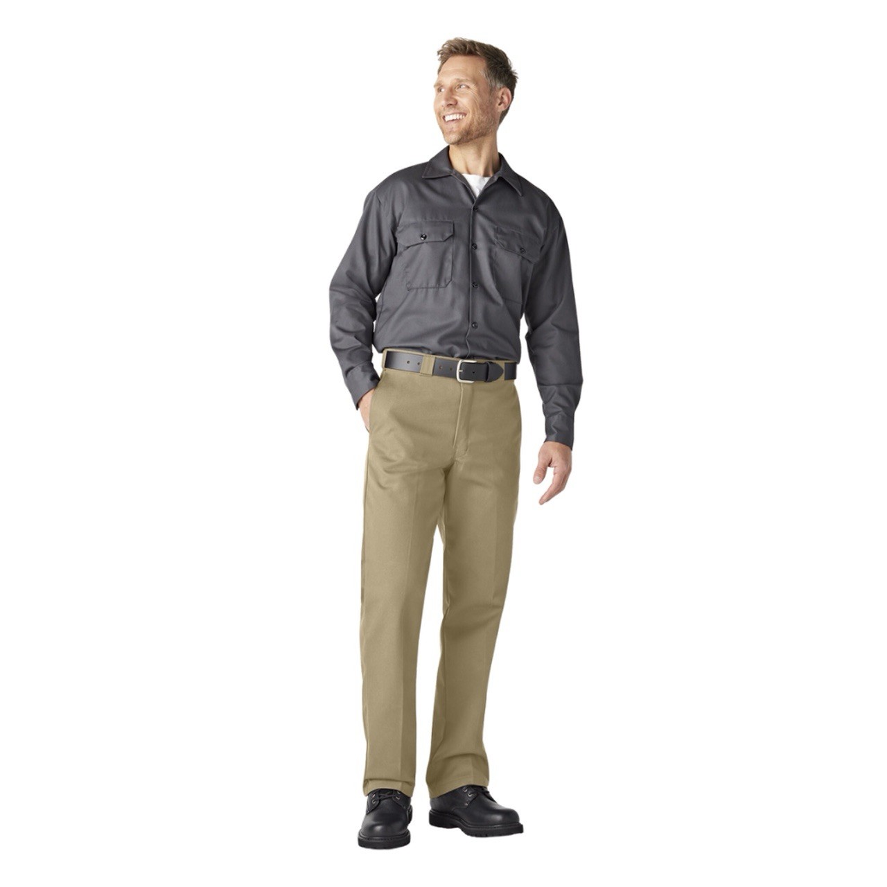 Dickies Men’s 874 Pants Classic Original Fit Work Uniform Straight Leg Khaki Tan