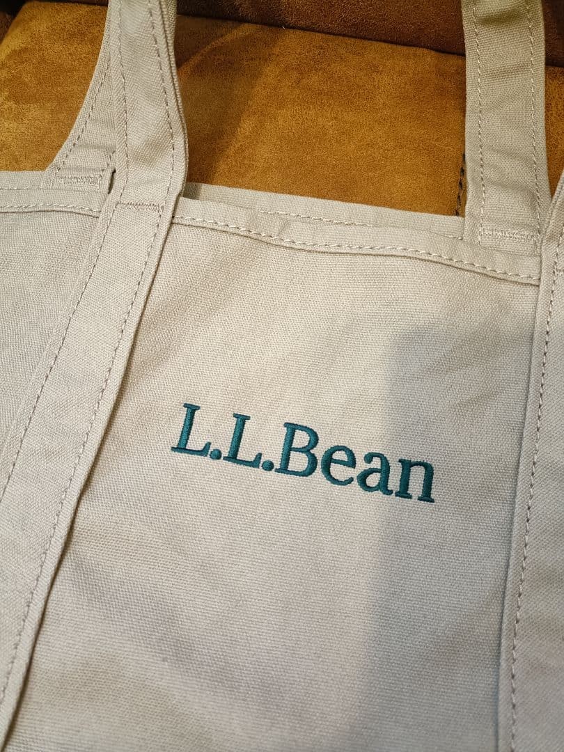 LLBean Limited Edition Washed Grocery Tote Bag, Light Shrink, Foldable