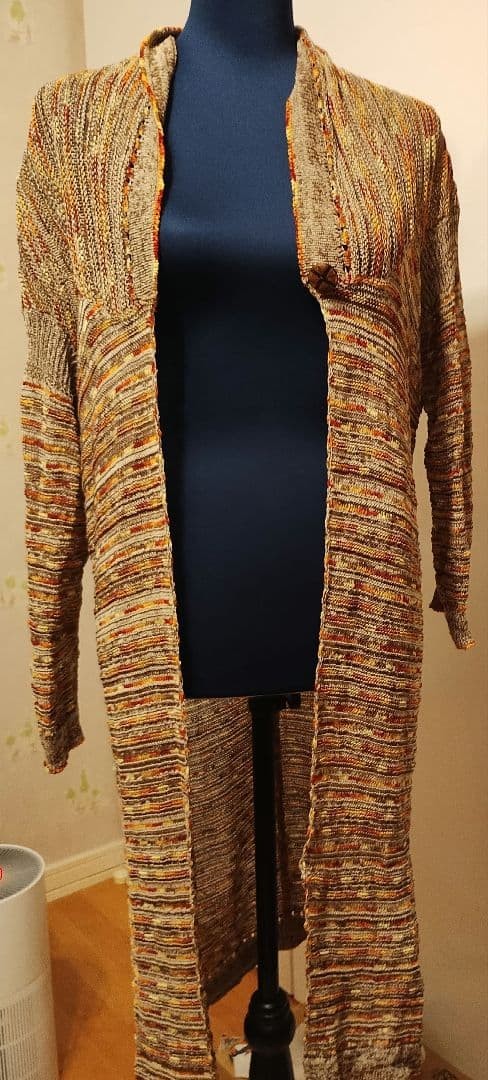 M.&KYOKO Multi-Stripe Long Sleeve Cardigan – Free Size