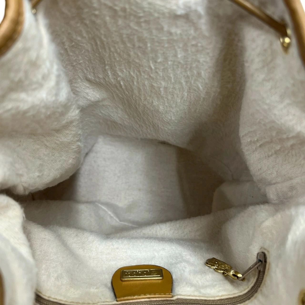 GUCCI Vintage Old Gucci GG Logo Pattern Leather Mini Boston Handbag Navy Bag