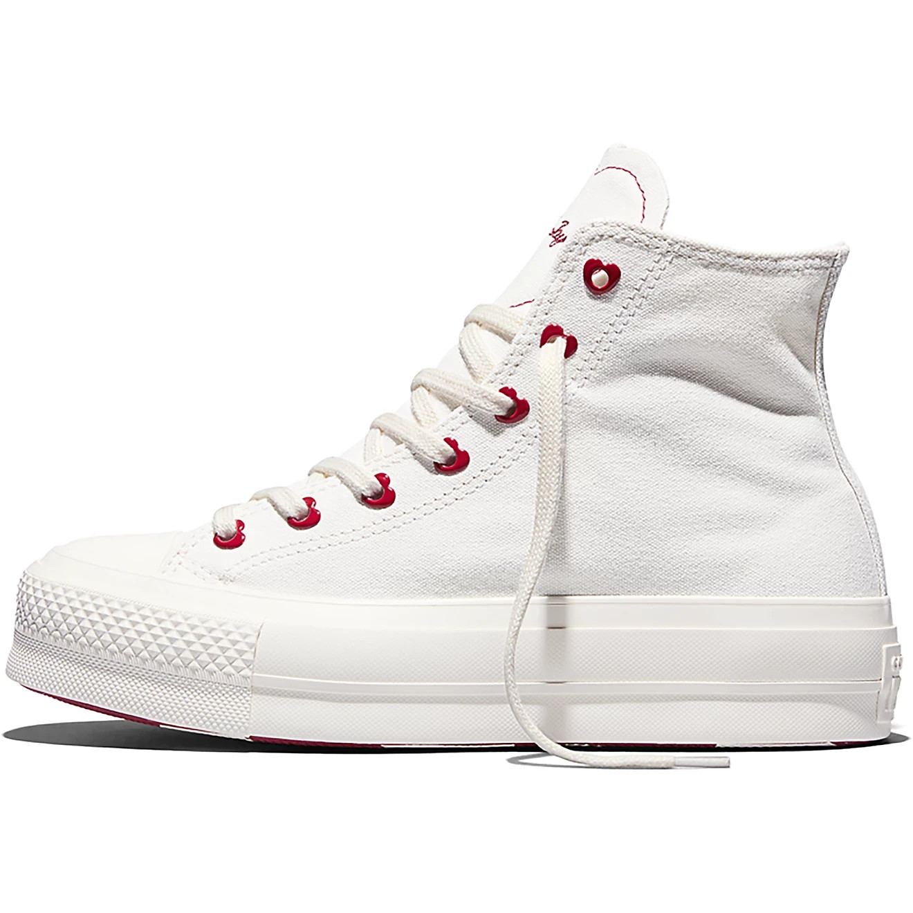 Converse CTAS Lift Platform Hi ‘Valentines’ (A19058C) “White/Red” Women’s Shoe