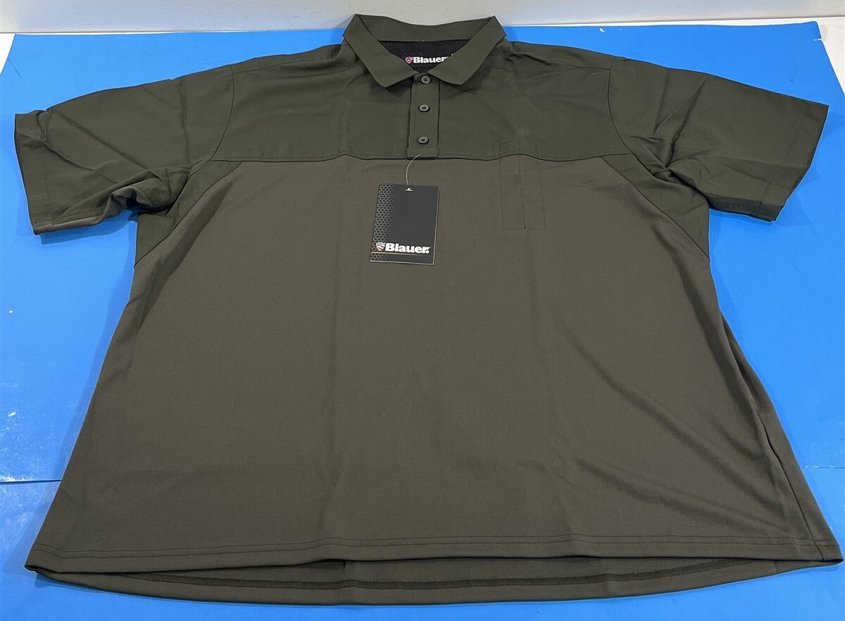 3XL REG BLAUER MENS 8782 B.DU ARMORSKIN BASE UNIFORM SHIRT S/S OD GREEN