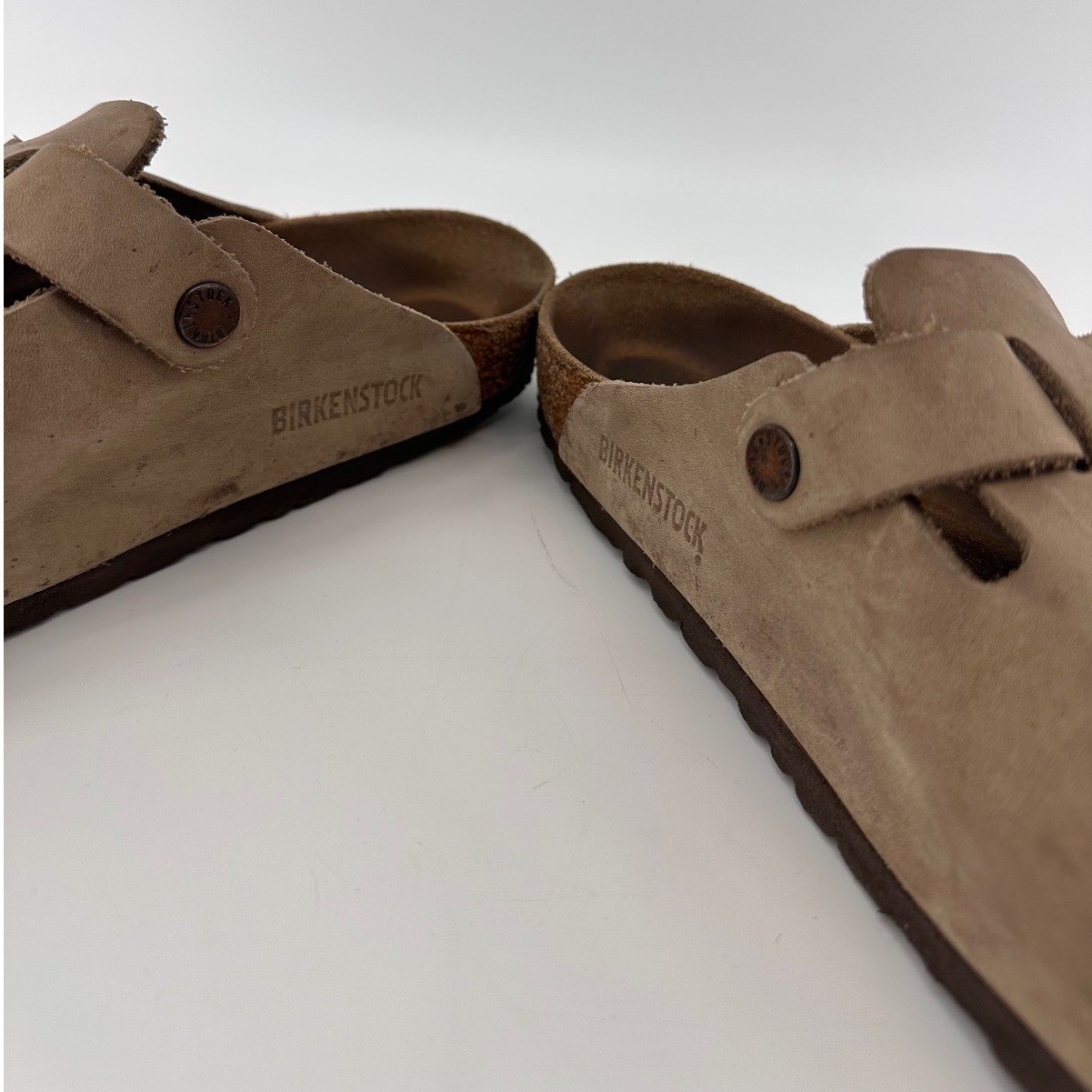 Birkenstock Boston Oiled Leather Clogs Tobacco Brown 39 EU Regular Width