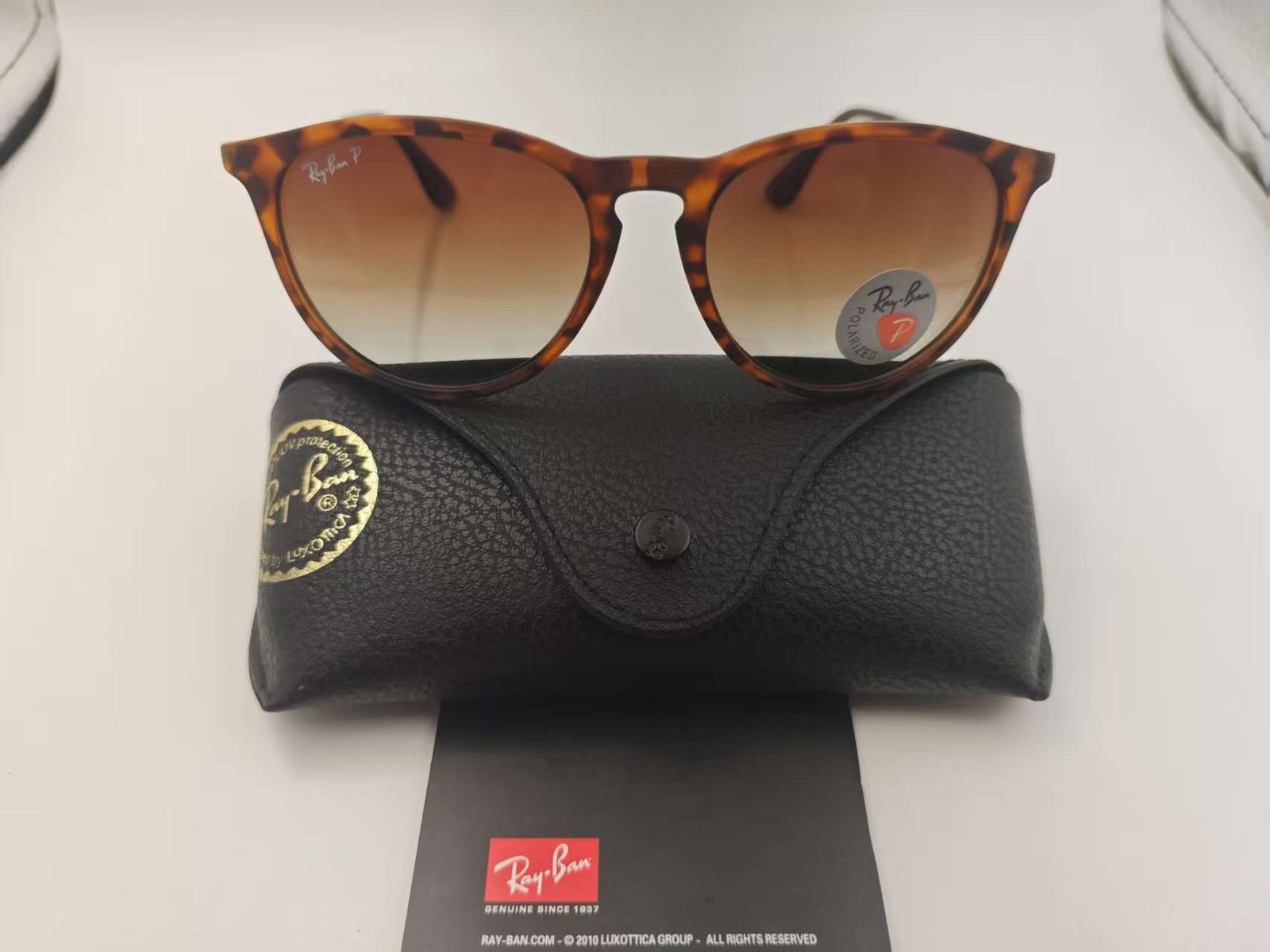 Ray-Ban RB4171 Sunglasses Tortoiseshell Frame Ombre Brown Gradie