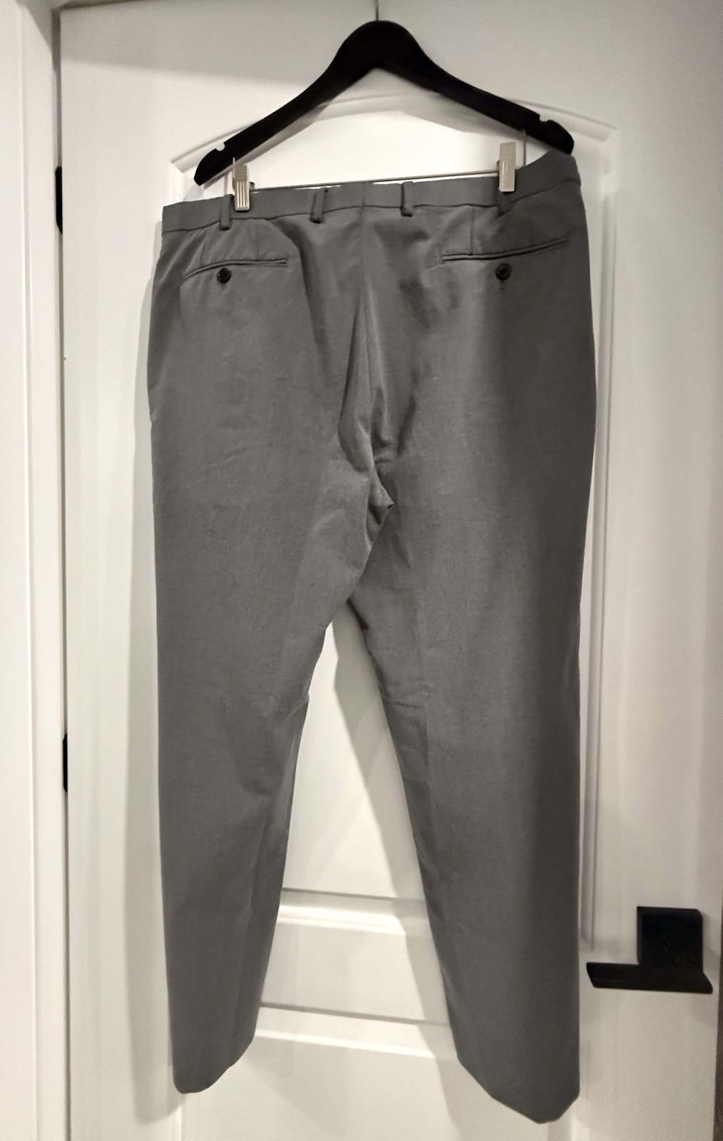 Lauren RL Men’s Gray Slim Tapered Flat Front Dress Pants 38W + White Shirt