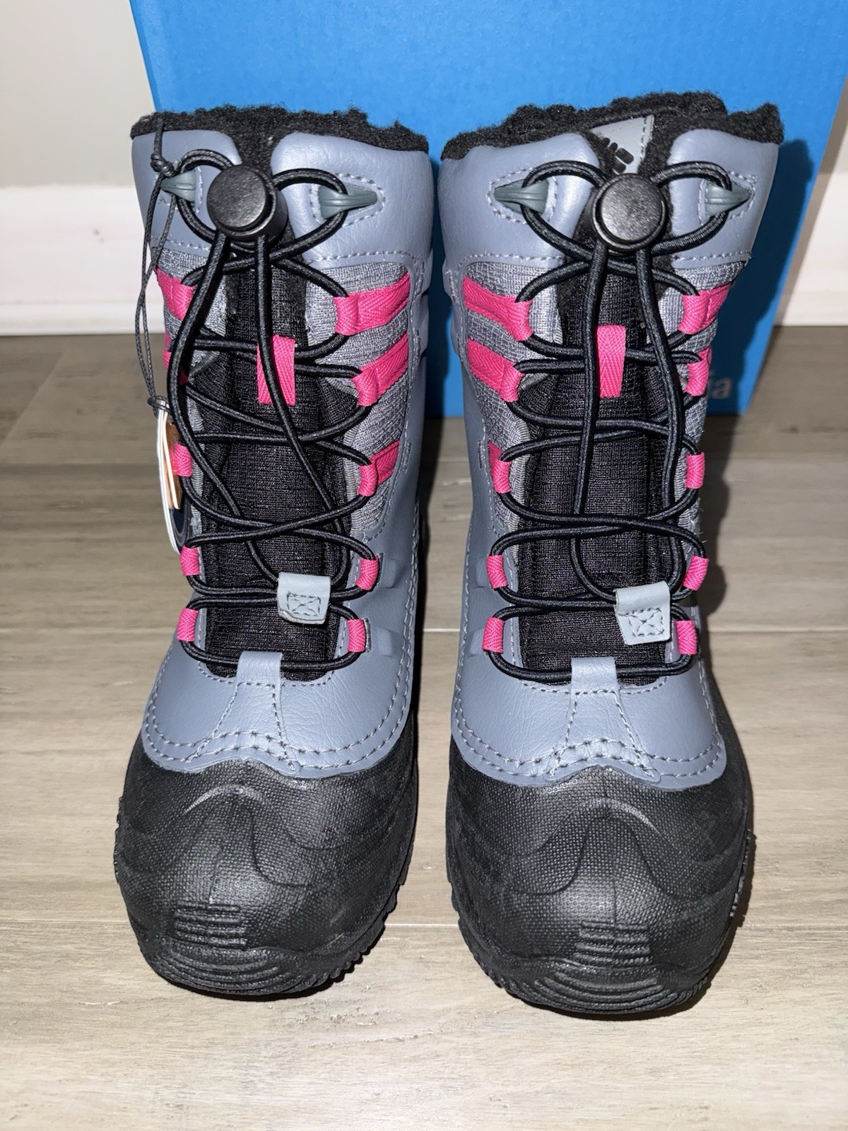 NEW Columbia Bugaboot Celsius Waterproof Snow Boots Youth Girl’s Size 1 Graphite