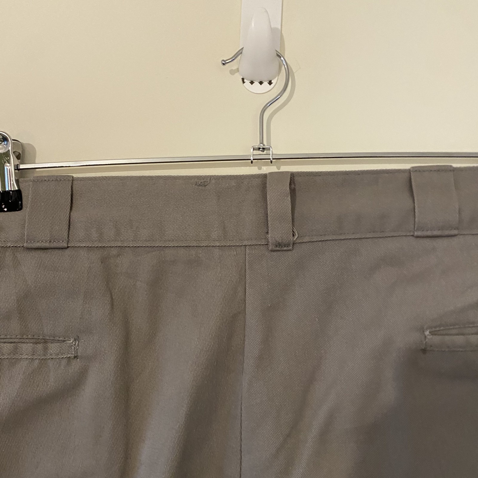 Dickies 874 Original Work Pants Grey 38W 30L Made In USA Poly Cotton Work Pants