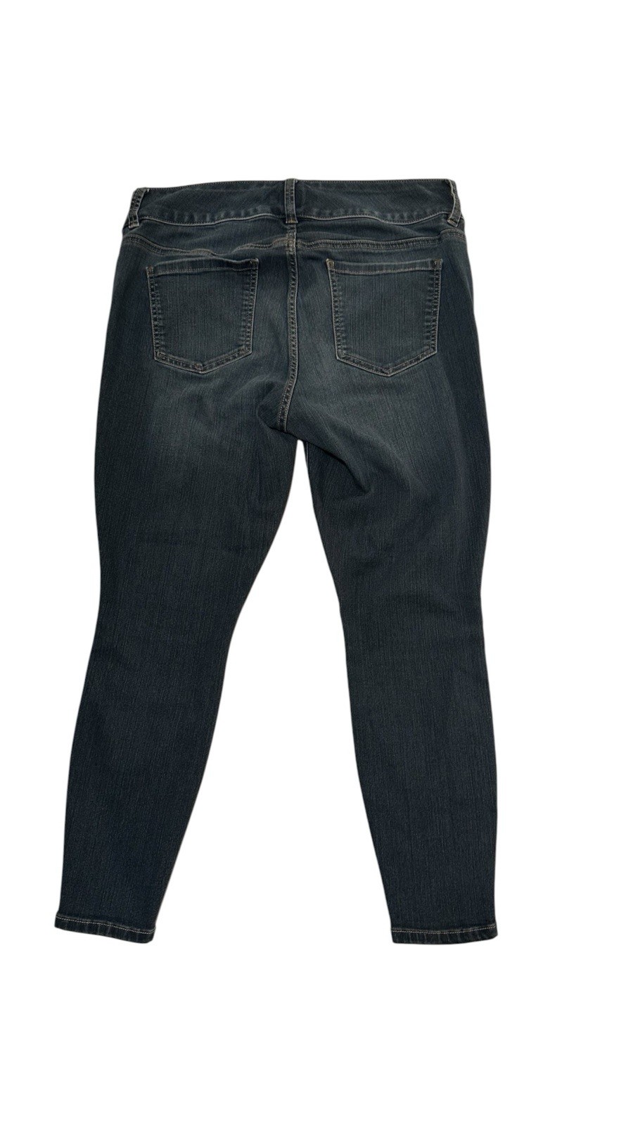 Torrid Jegging Distressed Jeans Womens Size 12S Blue 3-Button & Zipper Closure