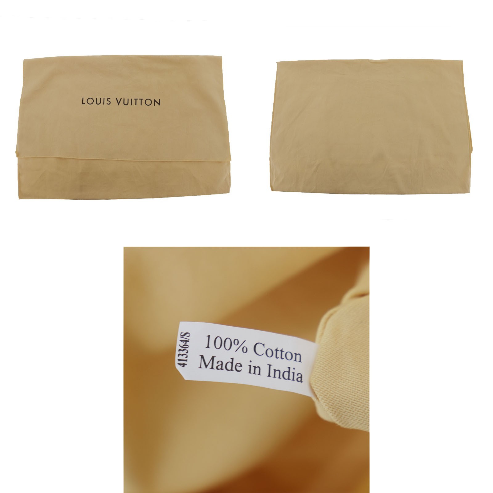 LOUIS VUITTON Dust Bag Flap Size 15.3 × 21.6in (39.0 × 55.0cm) 5pcs #EH411 S