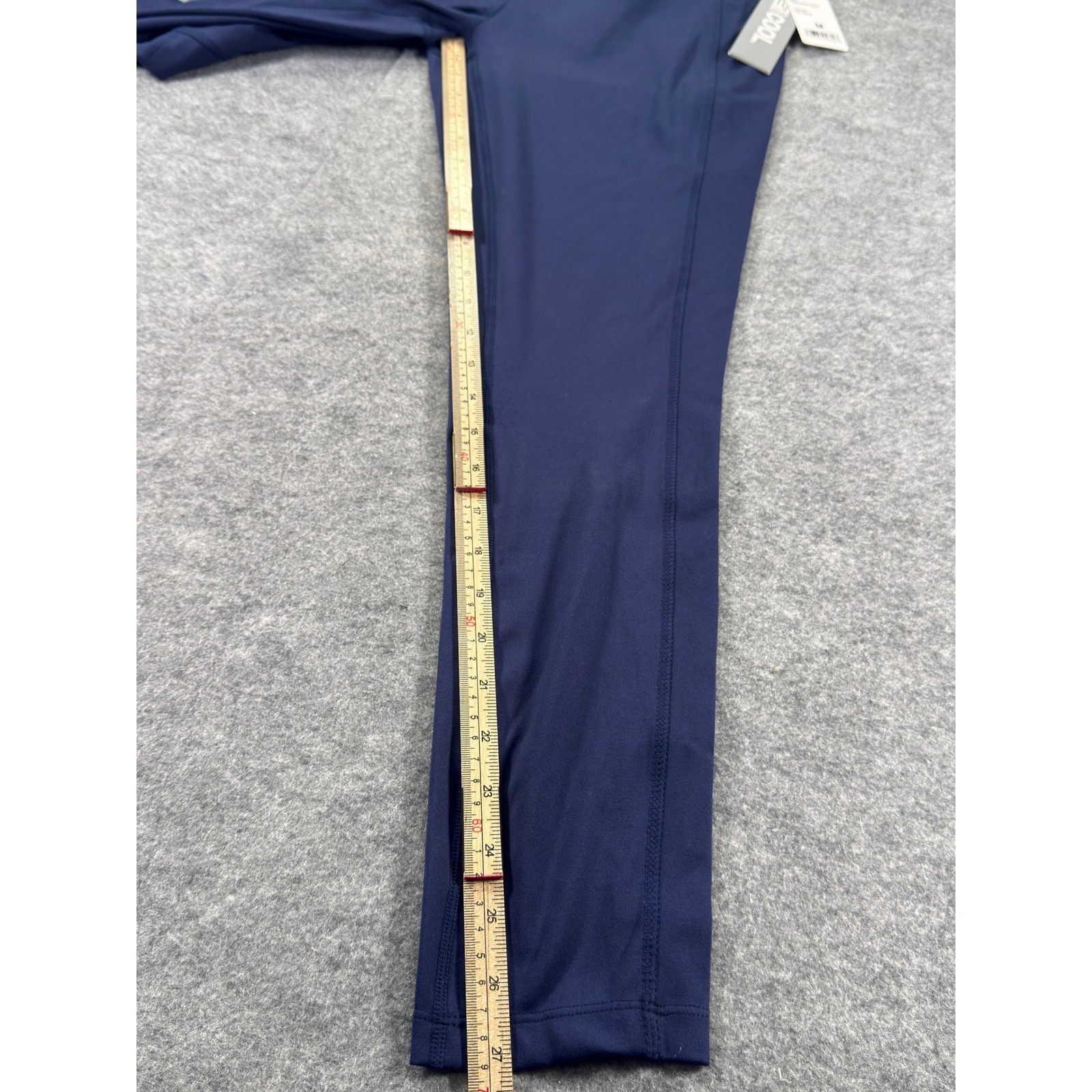 32 Degrees Cool Leggings Medium Blue High Rise Side Pocket TLBASHB02RT-664-M