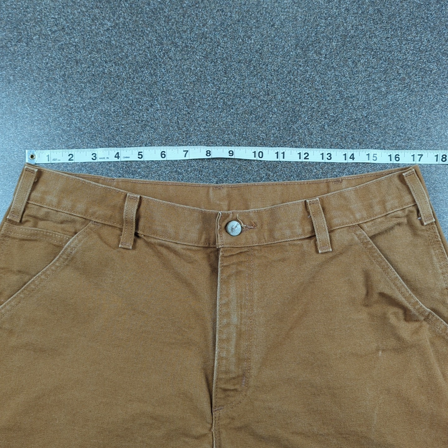 NWOT Carhartt Men’s 35×30 Washed Duck Work Dungaree Pants B11 BRN Carhartt Brown