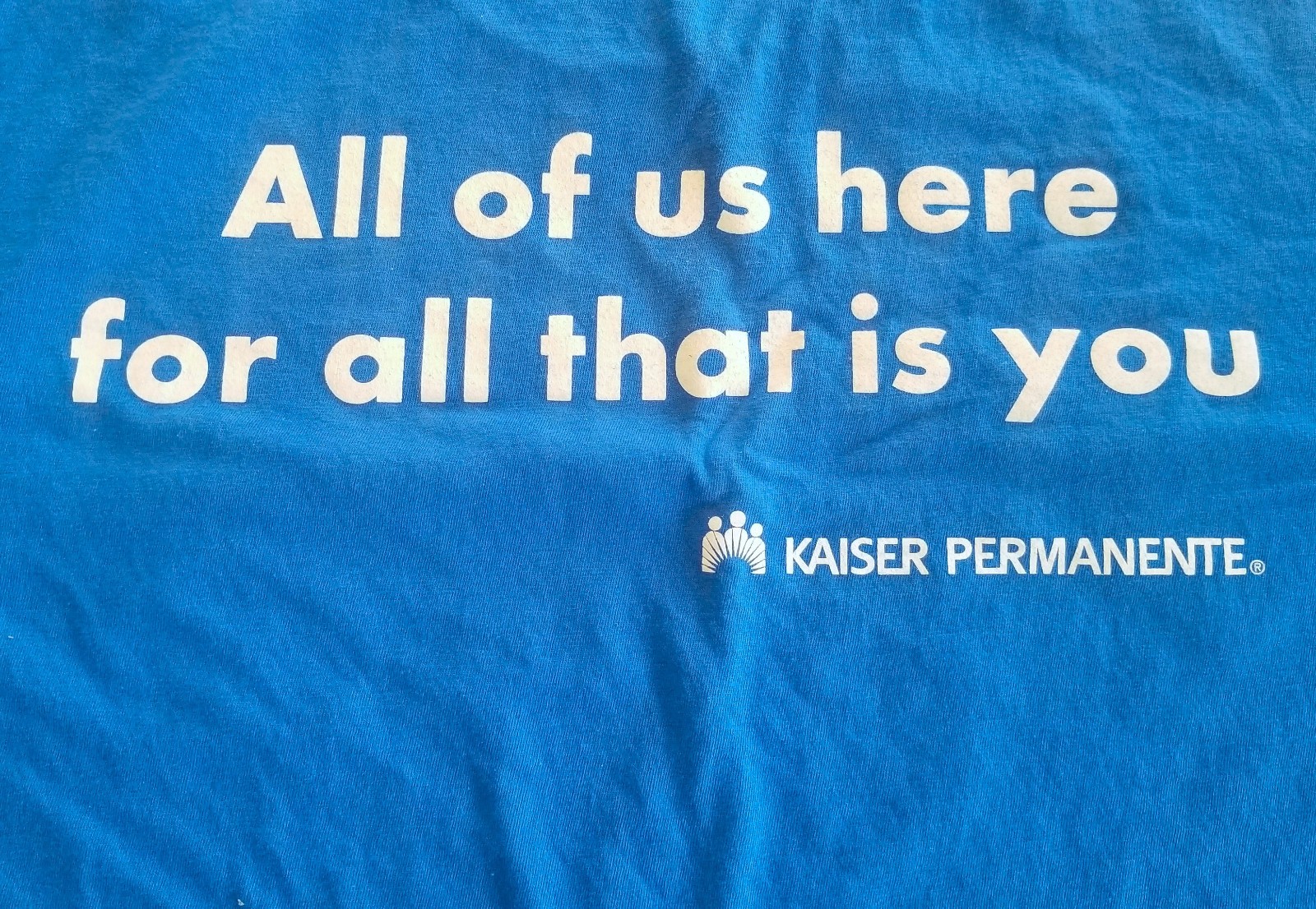 Kaiser Permanente Volunteer T-Shirt Size L / Blue