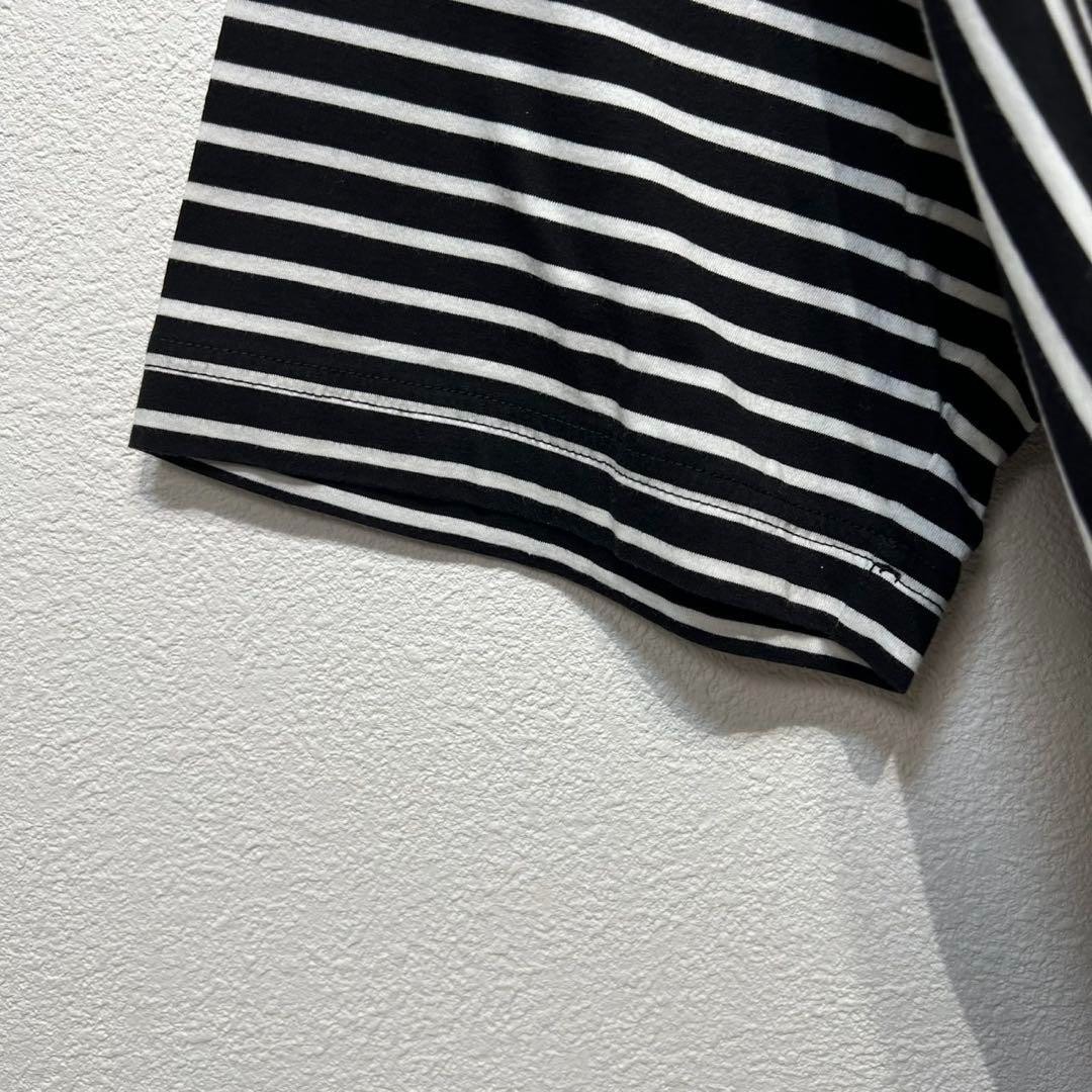 CULLNI Striped crew neck design short sleeve T-shirt 1