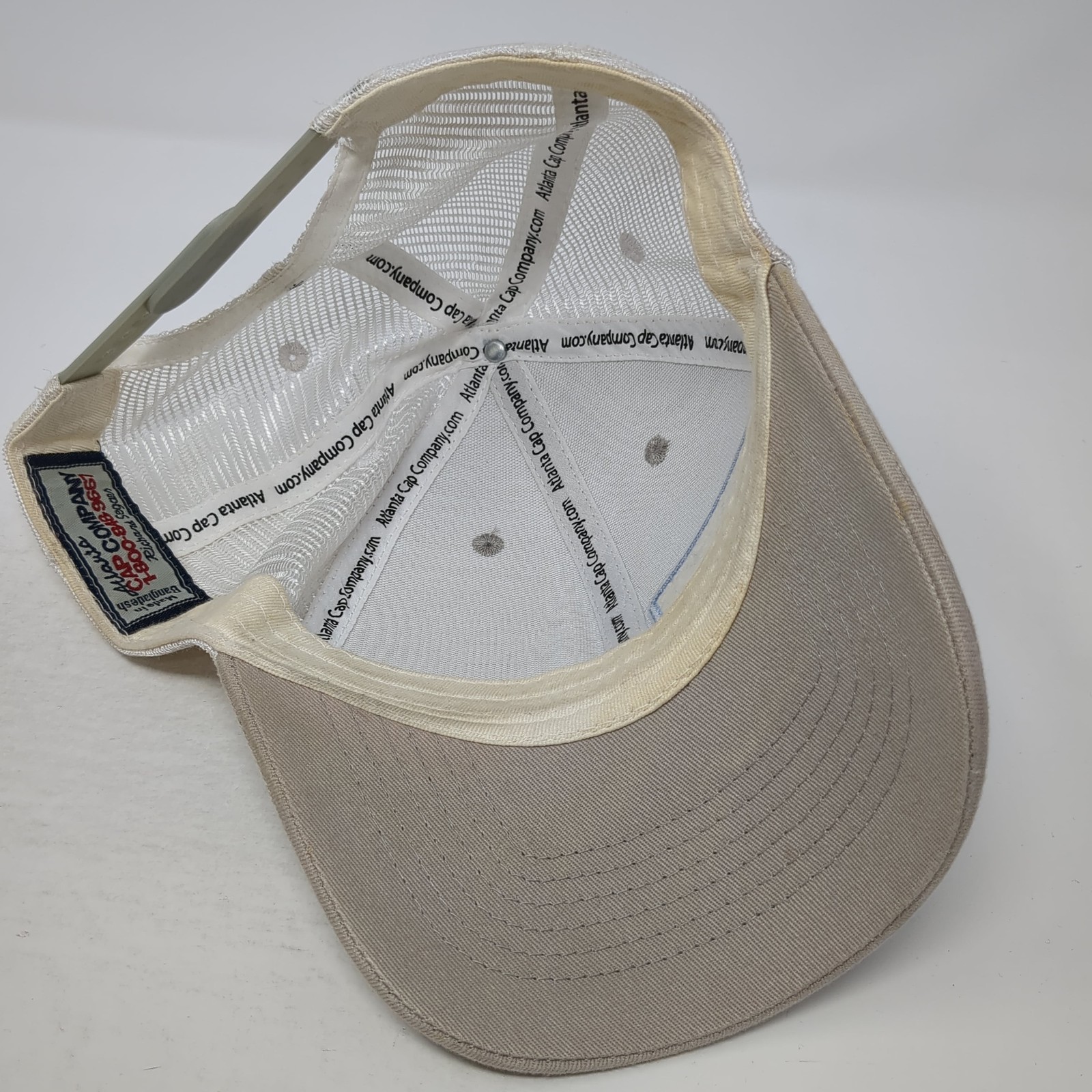 Steve’s Hometown Snapback Trucker Hat Beige One Size Adjustable Atlanta