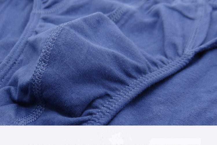 5 Pack Men’s Cotton Briefs Bikini Underwear Soft Breathable Solid Color Panties