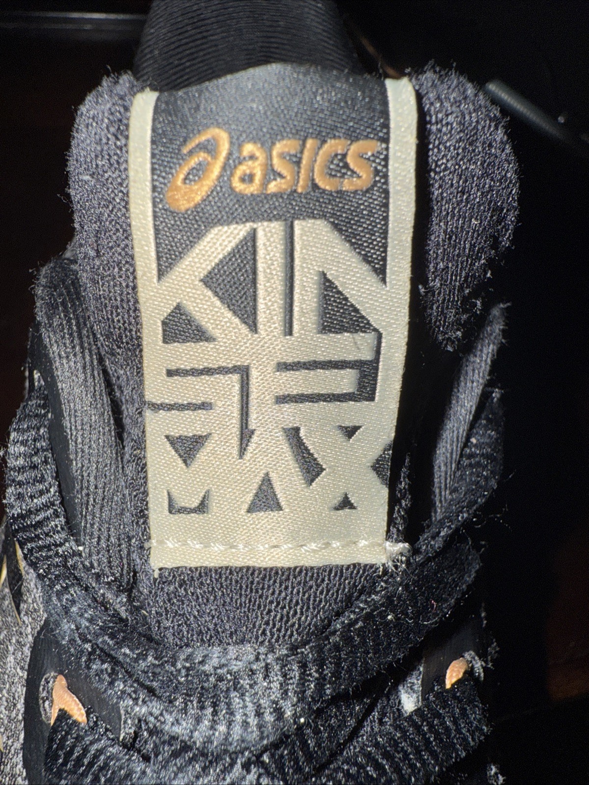 ASICS Gel Kinsei Max Platinum Black Champagne 1011B927-001 Size 11