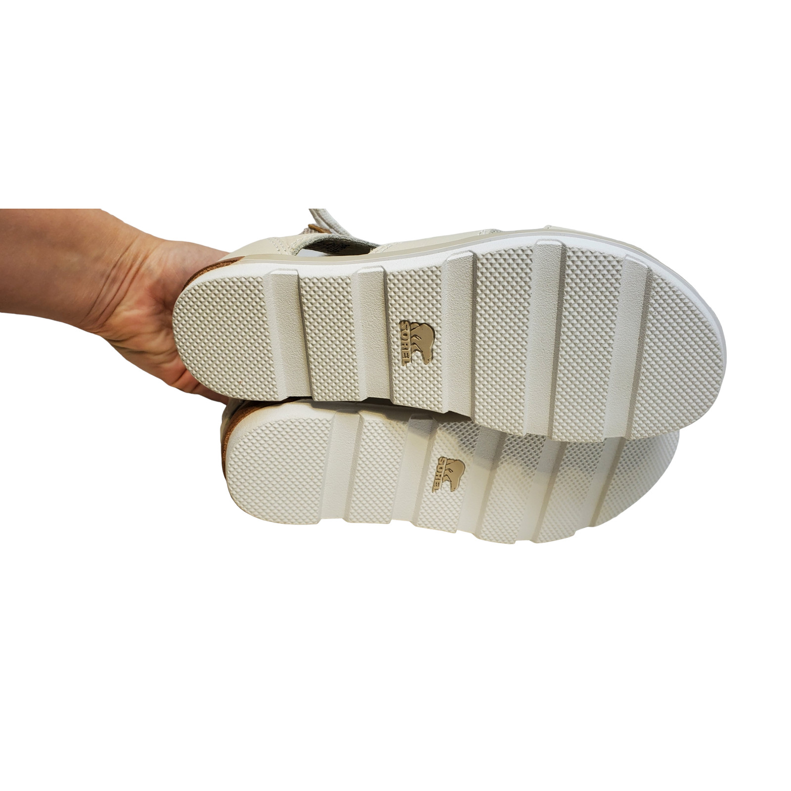 NEW Sorel 5 Torpeda Lace II Gladiator White Leather Sport Sandal Lug Gorpcore